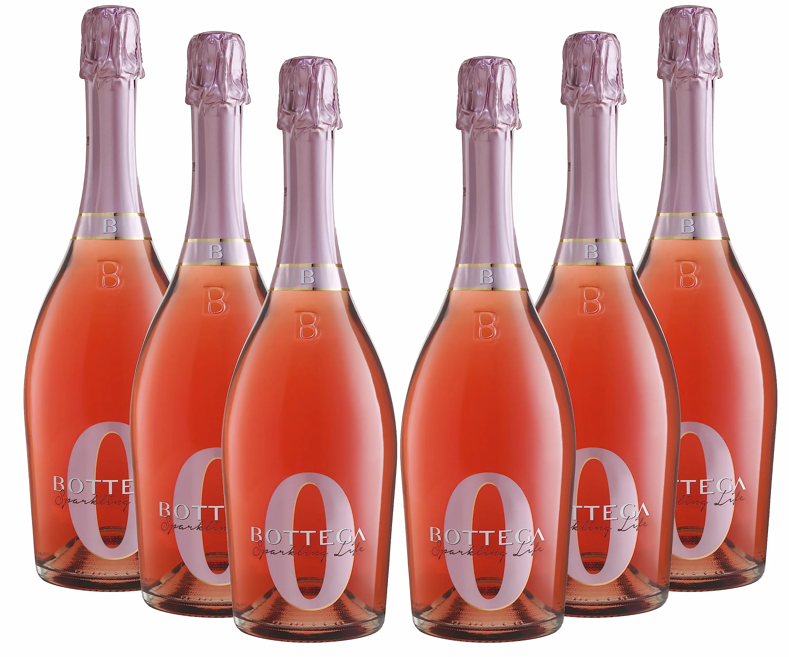 Bottega Sparkling Life 0 Rosé - 6 x 750ml