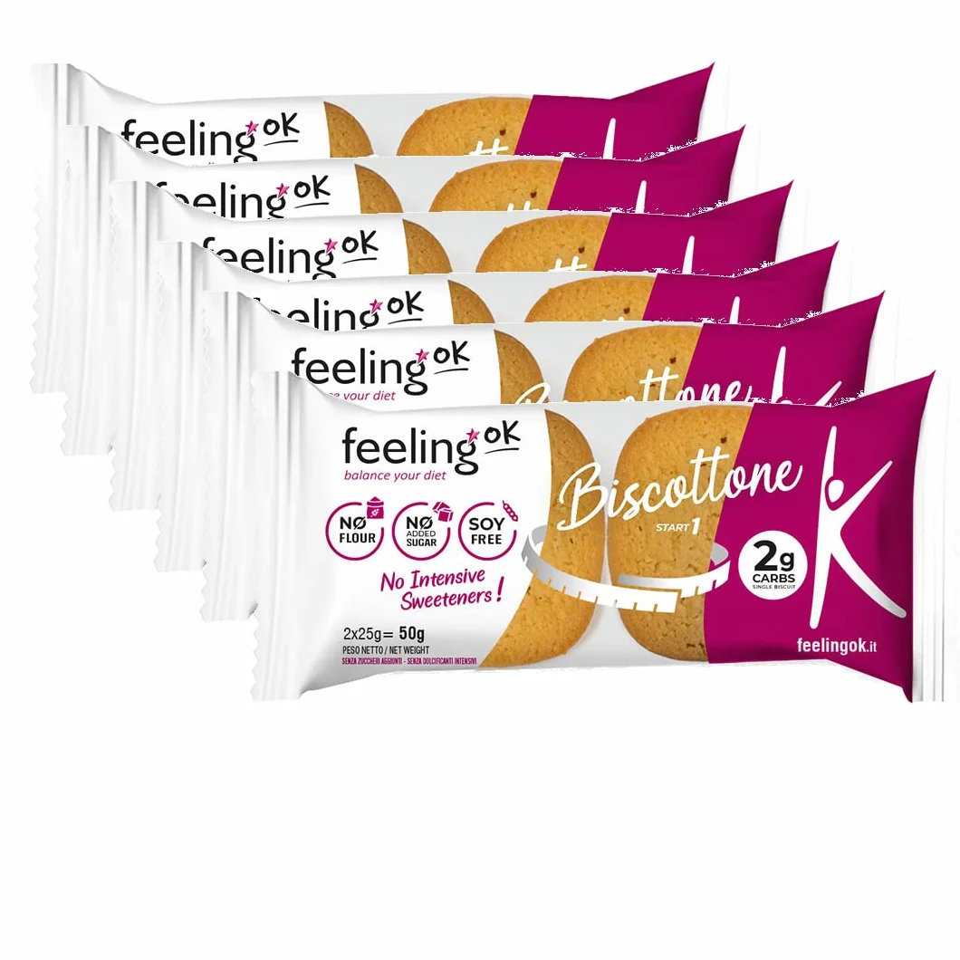 Feeling OK, Biscottone Stage1, 15 Pezzi (Cocco)