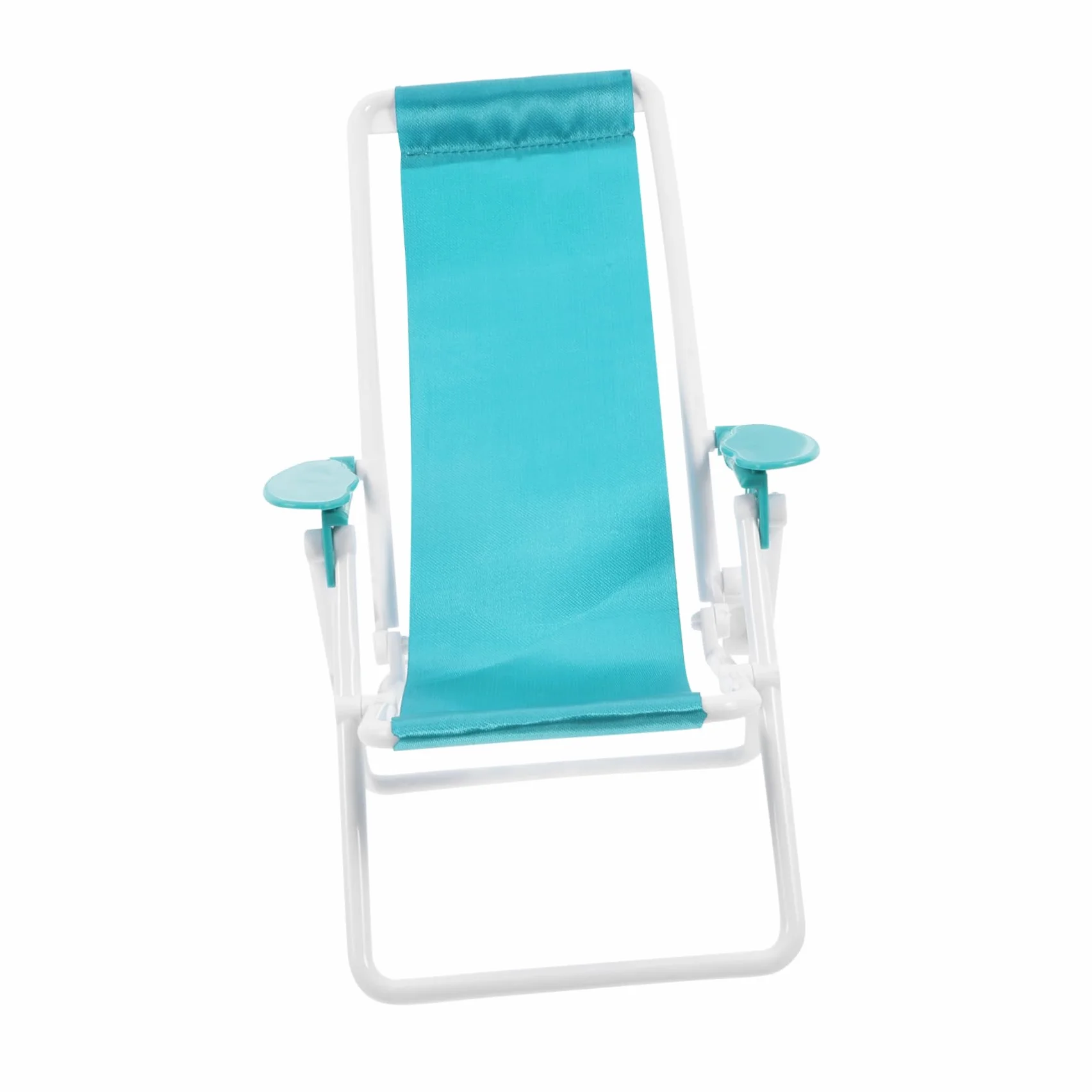 Gadpiparty Sedia da Spiaggia in Miniatura in Plastica Pieghevole Struttura Stabile per Campeggio e Viaggi Accessorio per Casa delle Bambole