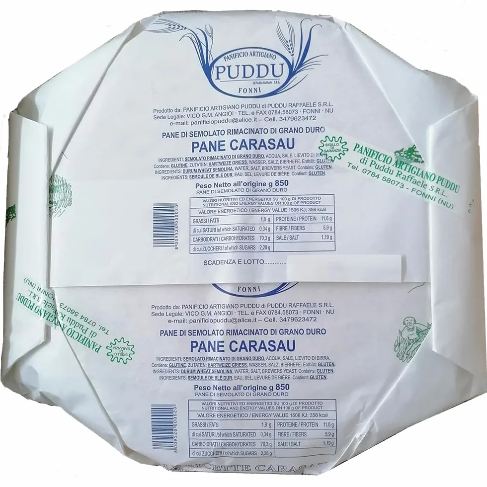 Pane Puddu – Carasau 850 gr Confezione da 10 pacchi