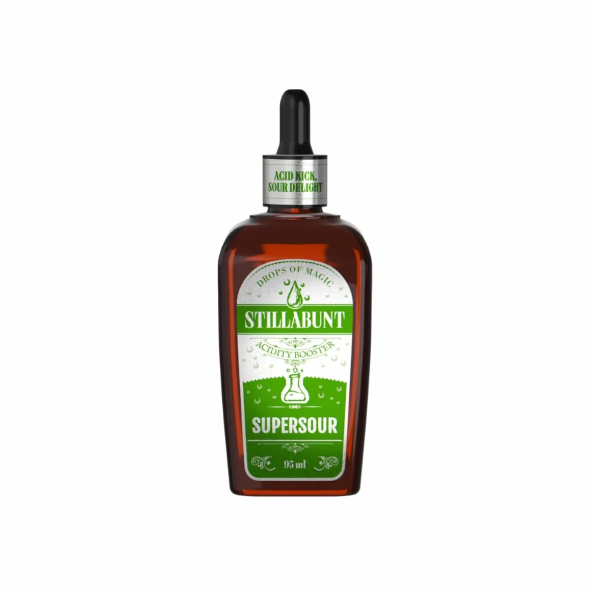 Stillabunt Supersour Glass Dropper Extra Bottiglietta Vetro da 95 ml