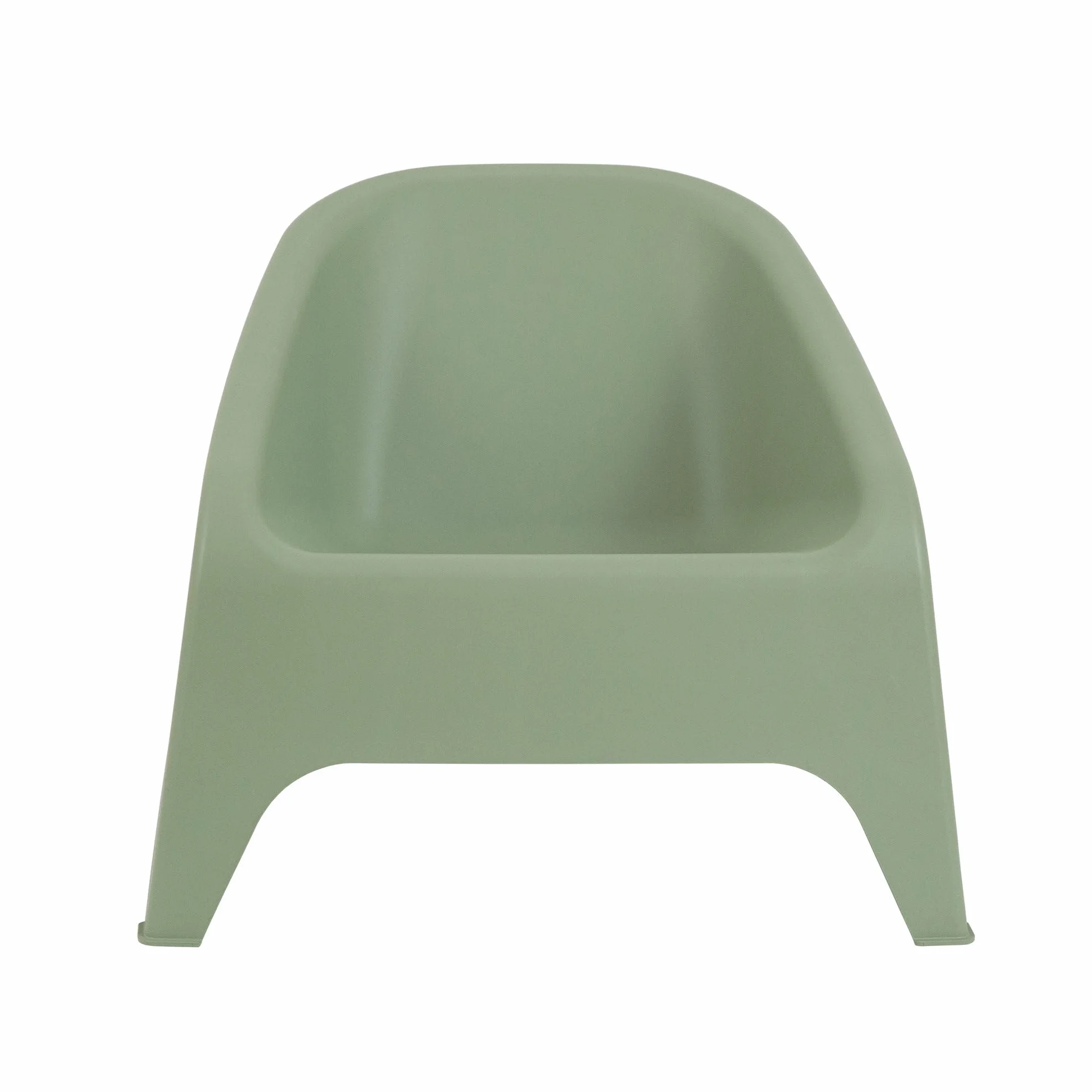 Toomax Kit 2 Poltrone Matera Verde Salvia 75,5x78,5x67 cm, set di 2 poltrone da giardino con design ergonomico e moderno, in plastica riciclata ideale per uso interno ed esterno