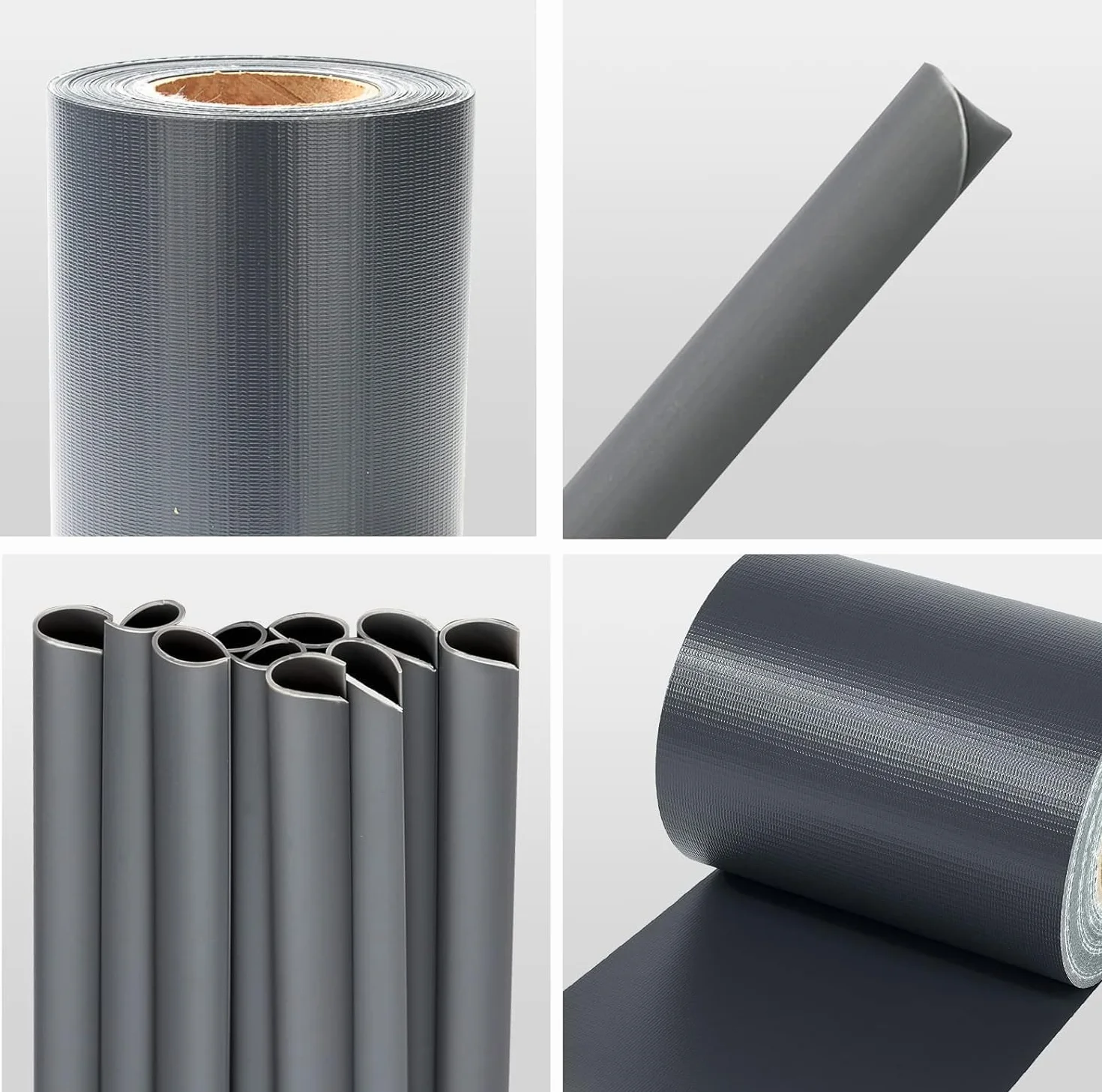 Striscia Fascia Frangivista in PVC 19cm X 35mt 450 g/m² con 25 Clip di Fissaggio Rotolo Frangivista Protezione della Privacy Recinzione Balconi Ringhiere Cancello Resistente ai Raggi UV (Antracite)