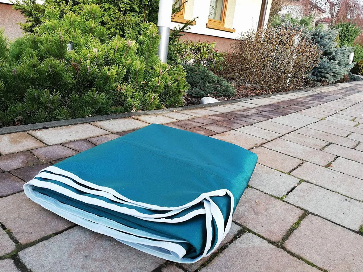 Universale Tetto del dondolo da Giardino Ricambio Ricambi tettuccio tetto Dondolo Copertura Superiore baldacchino dimensione 200 x 120 cm verde [101]