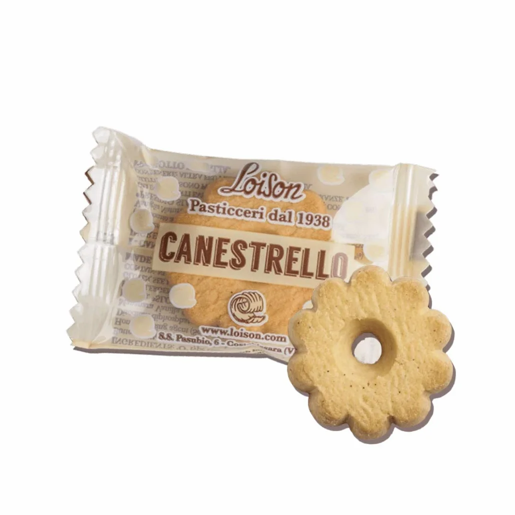 Biscotti da tè monoporzione canestrello 200pz 1250g