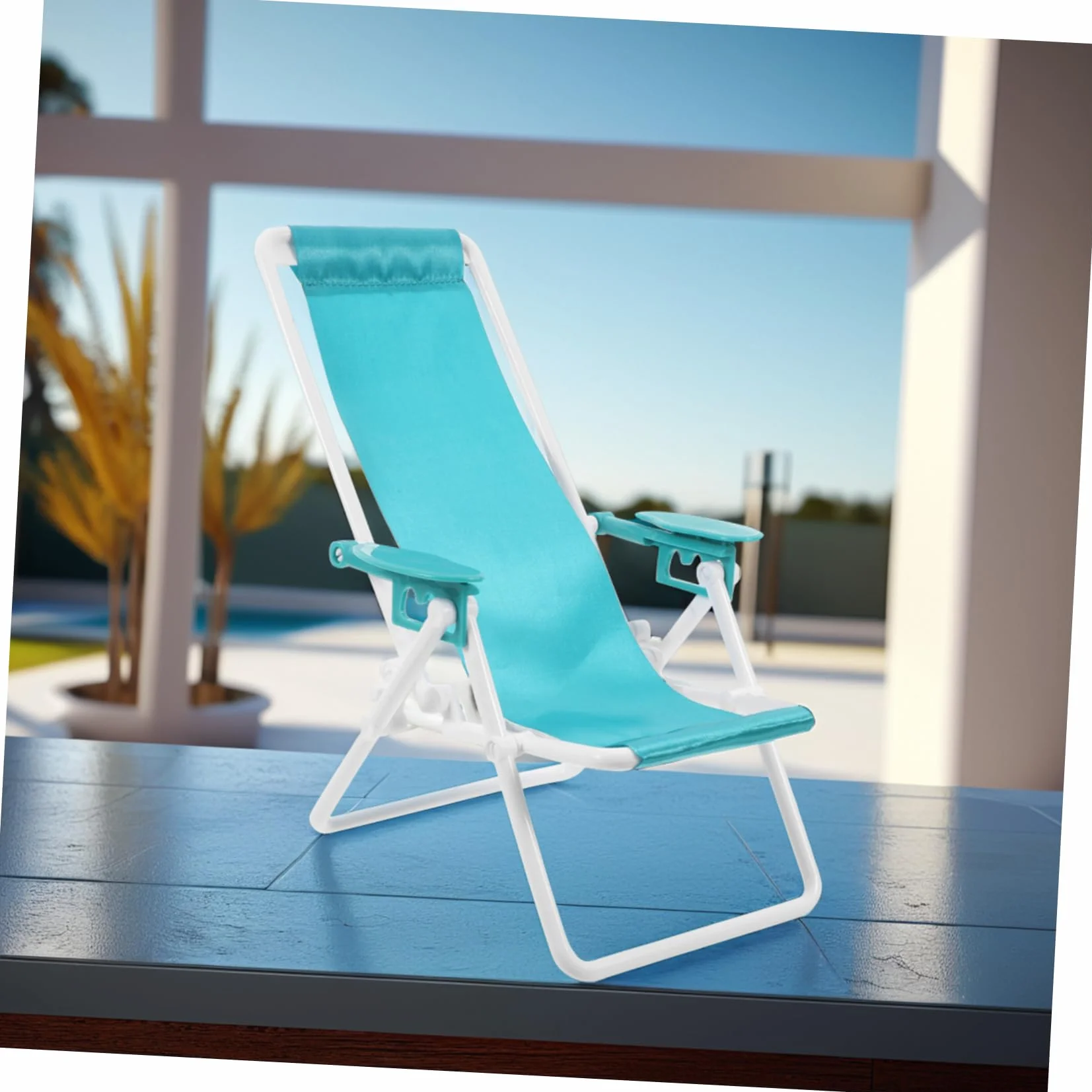 Sedia Da Spiaggia Pieghevole Mini Sedia Da Spiaggia Leggera e Trasportabile Per Picnic Campeggio e Realizzata in Materiale Resistente Design Ergonomico e Robusto Telaio Di Supporto