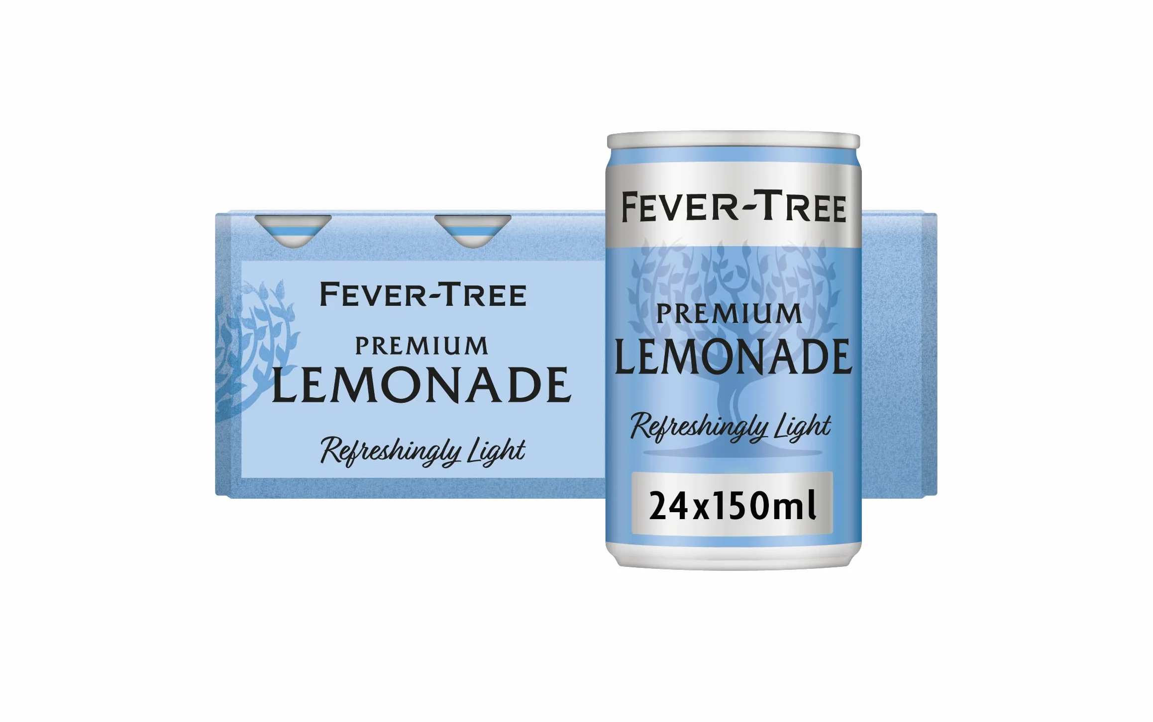 Fever-Tree Limonata Premium Refreshingly Light 8 x 150 ml (confezione da 3, contiene 24 lattine)