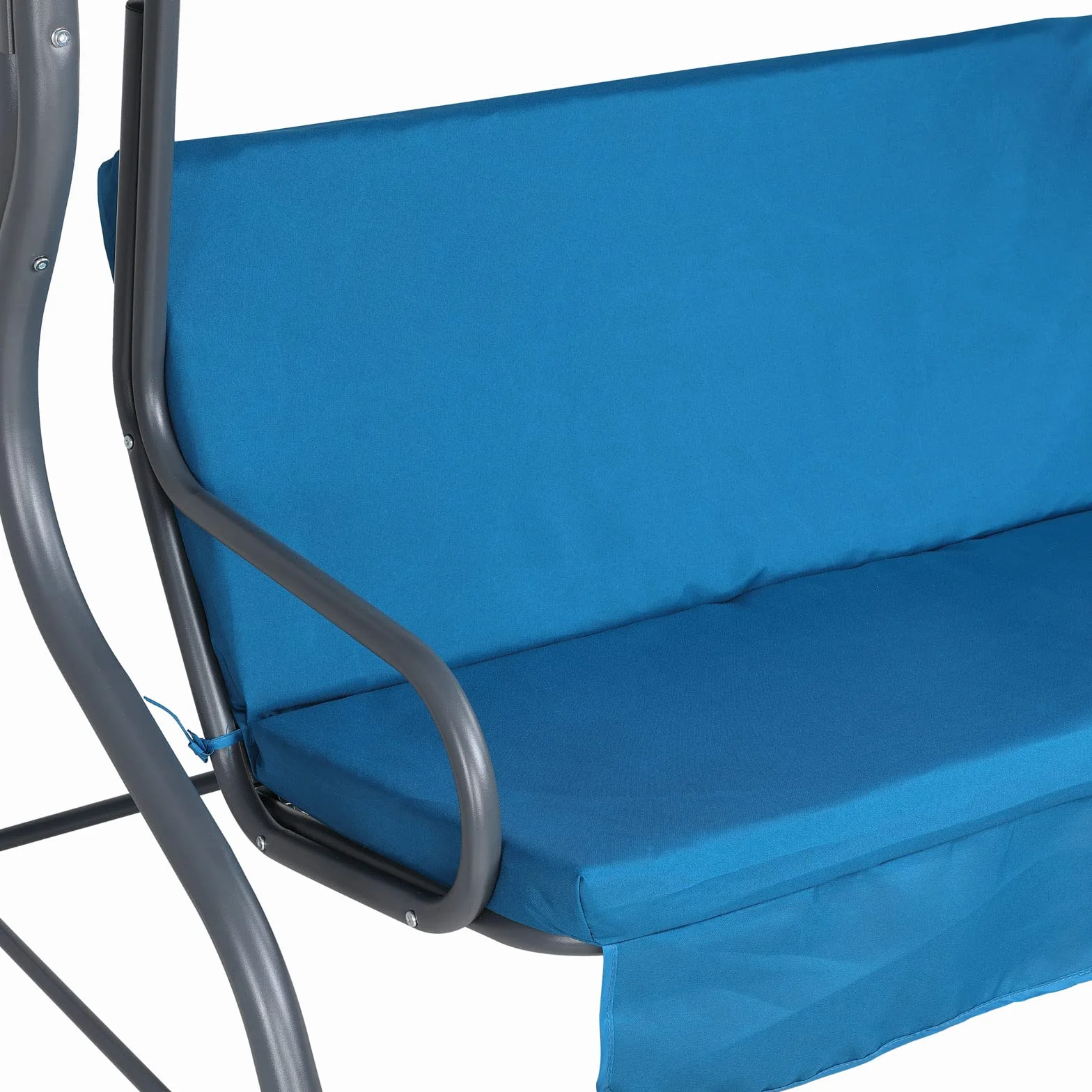 Casaria Dondolo Altalena da Giardino Hollywood 140x112x150cm 2 posti con Tettuccio Parasole Imbottito per Esterno