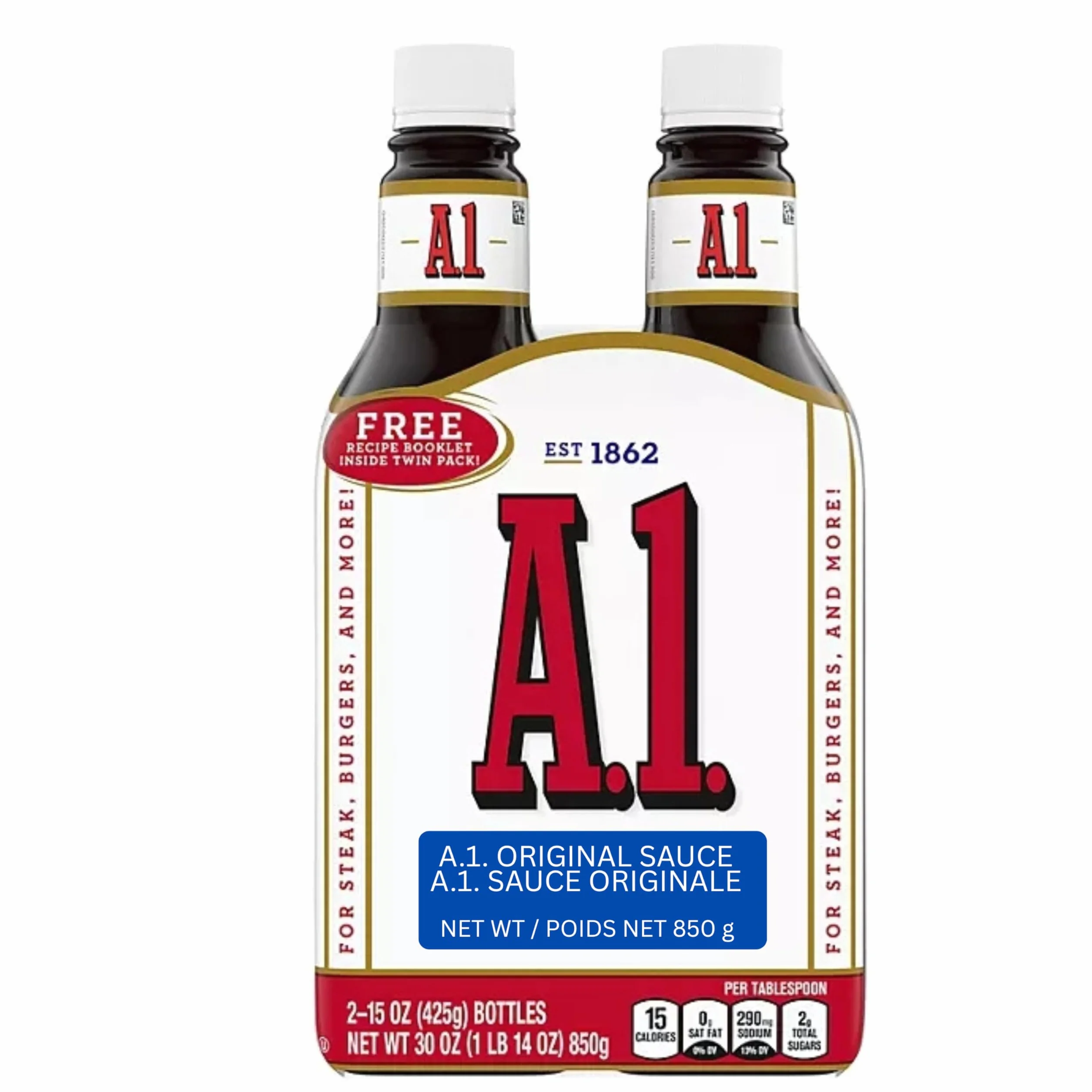 A-1 Steak Sauce 15 oz - 2 Pack
