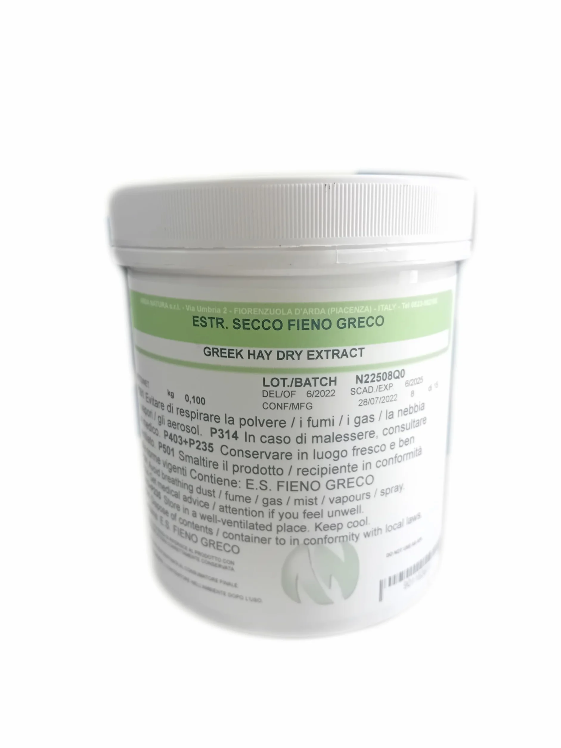 ESTRATTO SECCO DI FIENO GRECO 100 g INTEGRATORE AD ALTO RENDIMENTO P.C.M.