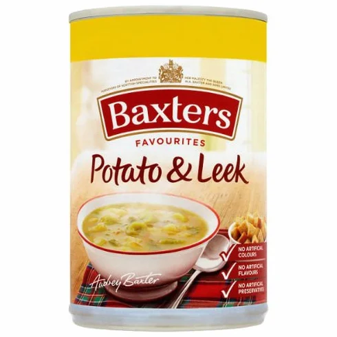 Baxters Favourites - Zuppa di patate e porri, 400 g, confezione da 12
