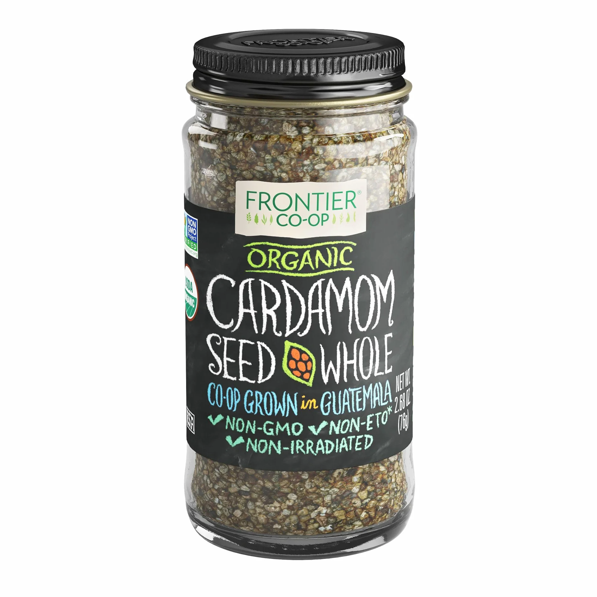 Frontiera prodotti naturali i semi di cardamomo, Og, interi, 2,68-once