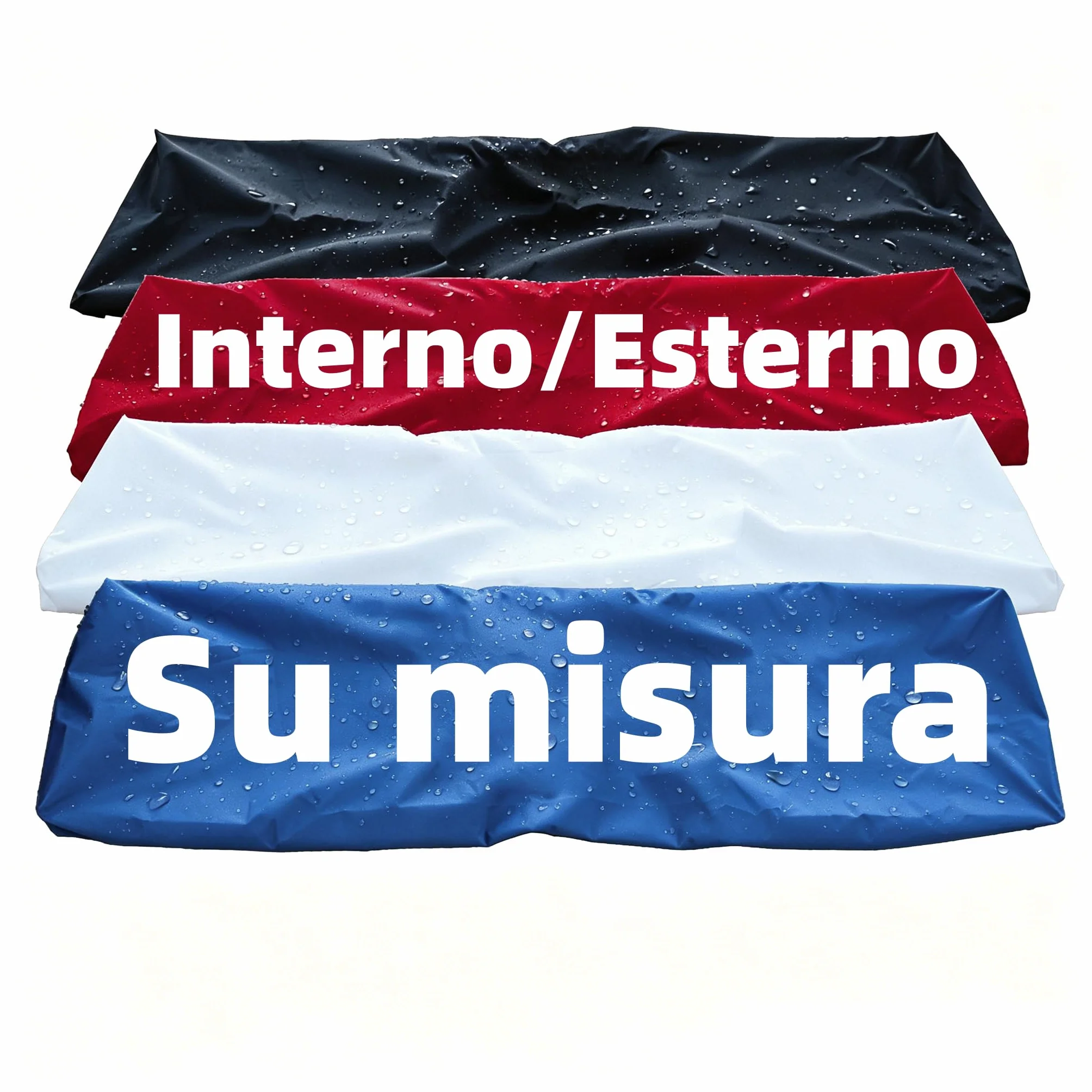 Federe Personalizzate per Cuscini con Cerniera per Interno/Esterno, Taglio su Misura, Rivestimento Impermeabile per Cuscino di Ricambio, Fodera Protettiva Antiscivolo per Sedile di Divano, Poltrona