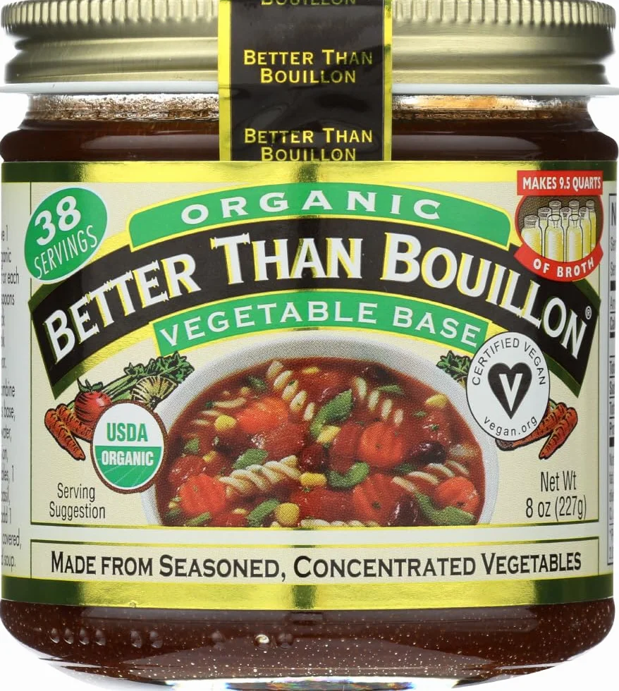 Betterthan Bouillon-Vegetable Base Organic, 8-Ounce (Pack of 3)