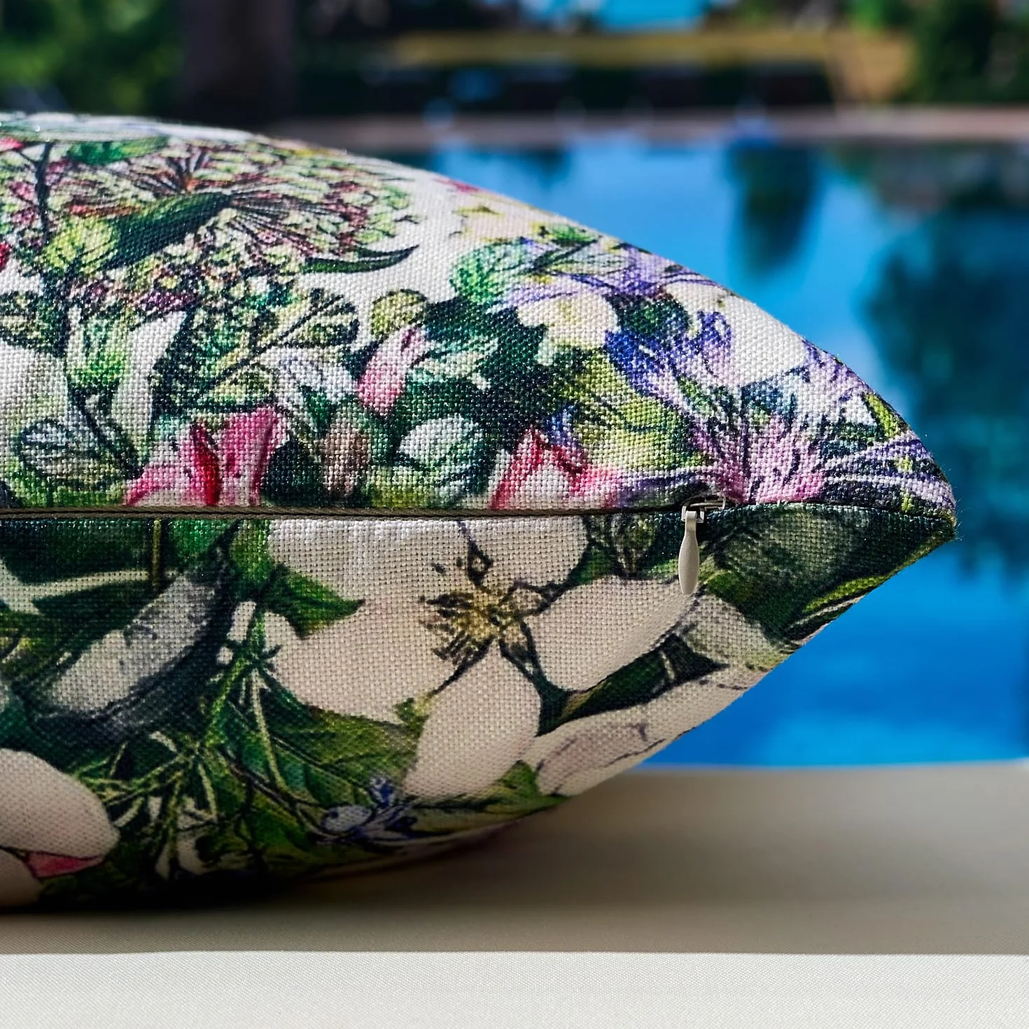 Federe Cuscini 45x45 Lavabile - 2 Pezzi Copricuscini Divano Impermeabile pa Esterno - Copri Cuscini Per Divano Quadrato per Soggiorno, Giardino, Terrazza, Balcone, Piscina, Picnic e Campeggio