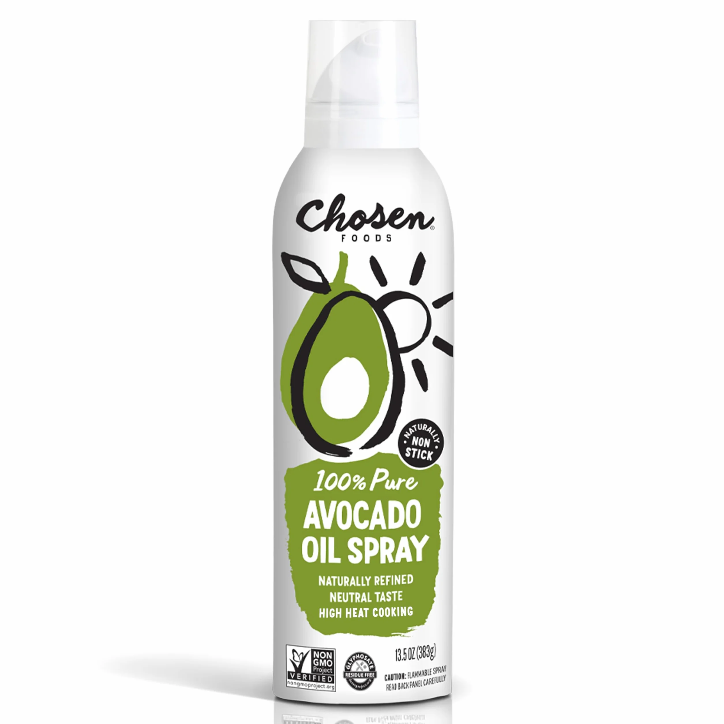 CHOSEN FOODS 100% puro olio di avocado spray, 383 g