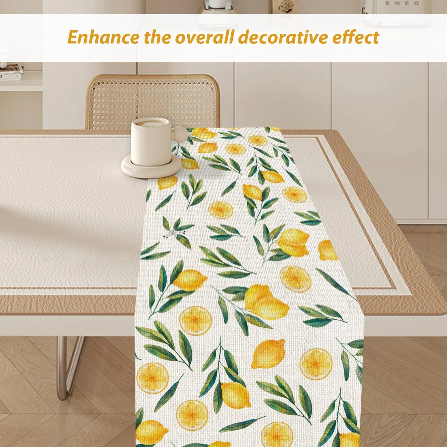 2 federe, 1 tovaglia, copricuscino impermeabile per esterni, colore blu, per esterni, con limone, impermeabile, per mobili da giardino