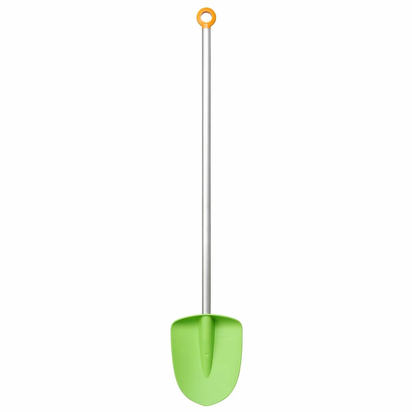 Fiskars Pala per bambini, Lunghezza: 91 cm, Testa in plastica/Manico in alluminio, Verde/Arancione, MyFirst Fiskars, 1001420