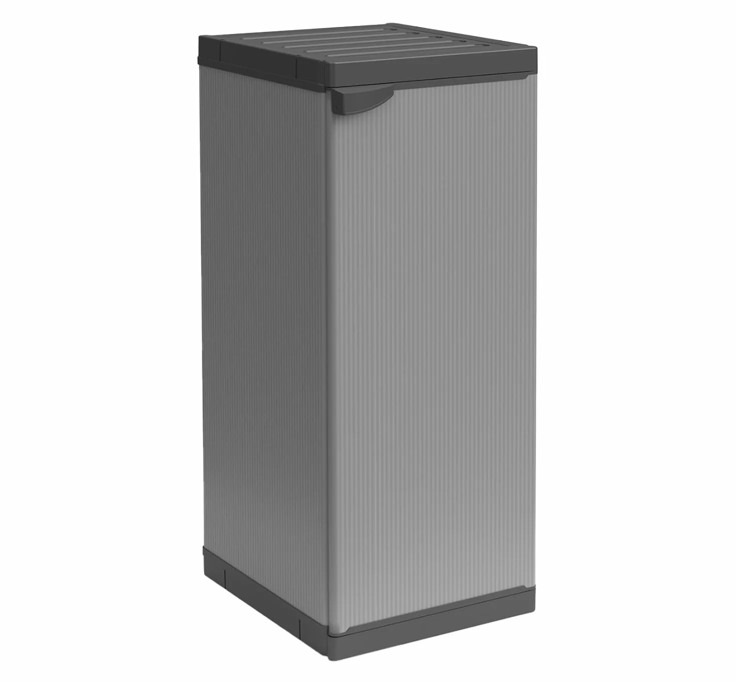 BuyStar Armadio 1 Anta da Esterno 34x40x85h cm, 1 Ripiano Regolabile Interno e Maniglia - Sistema a Incastro, Senza Viti, Idrorepellente, Robusto, Garage, Terrazzo, Officina - Made in Italy
