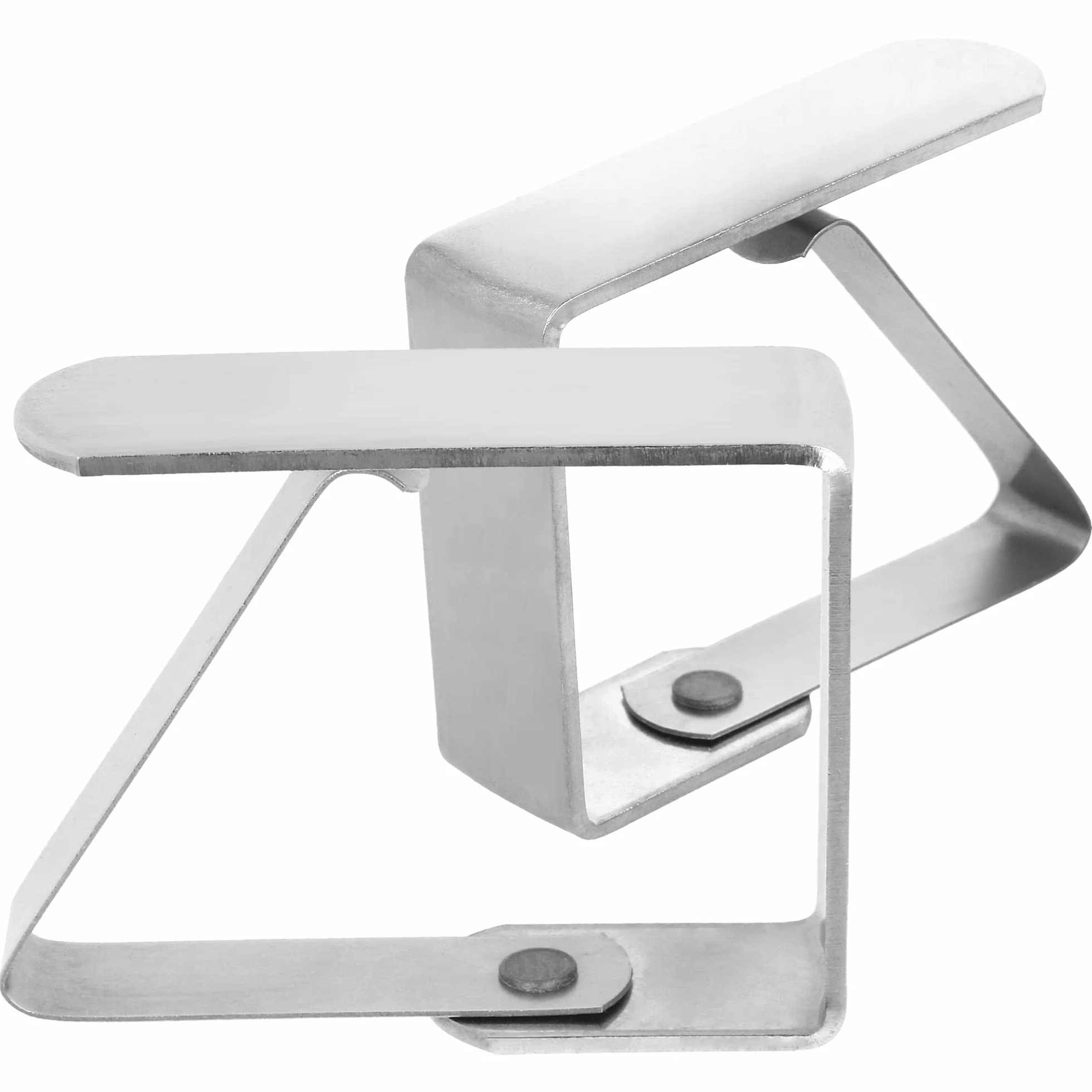com-four® Morsetto per tovaglia Premium 16x - Morsetti per Tavolo in Acciaio Inossidabile - Morsetto per tovaglie antiruggine per Interno ed Esterno