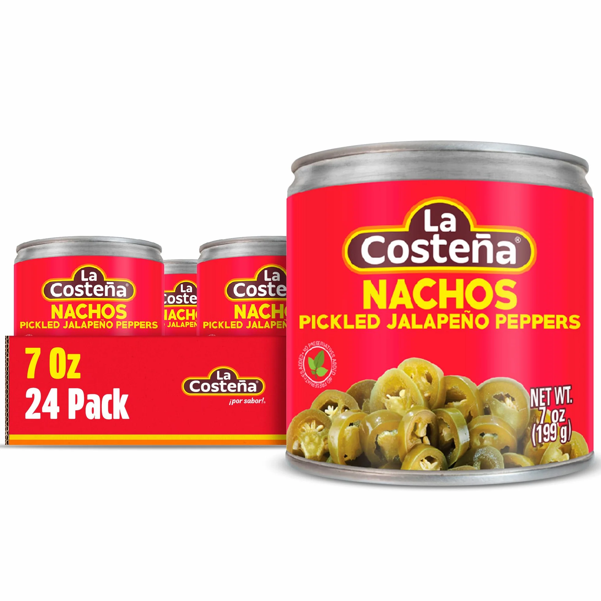 La Costena Nacho Jalapeno, 7 Ounce (Pack of 24) by La Costena