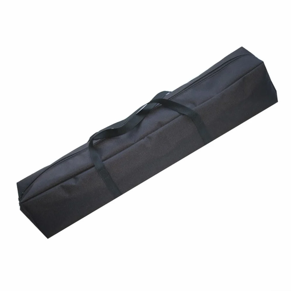 Honseadek Borsa portaoggetti per ombrellone da spiaggia, 140 cm, con tracolla, per patio, giardino, esterni, per cuscini da giardino, borsa portaoggetti per albero di Natale, nero (140 x 20 x 20 cm)