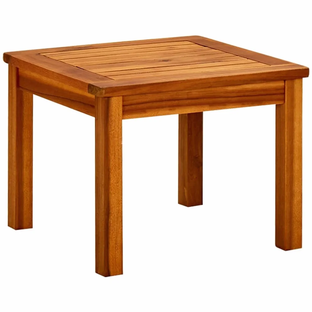 Generico Tavolino da Giardino 45x45x36 cm in Legno Massello di Acacia,Mobili,Mobili da Giardino,Tavoli da giardino-316394