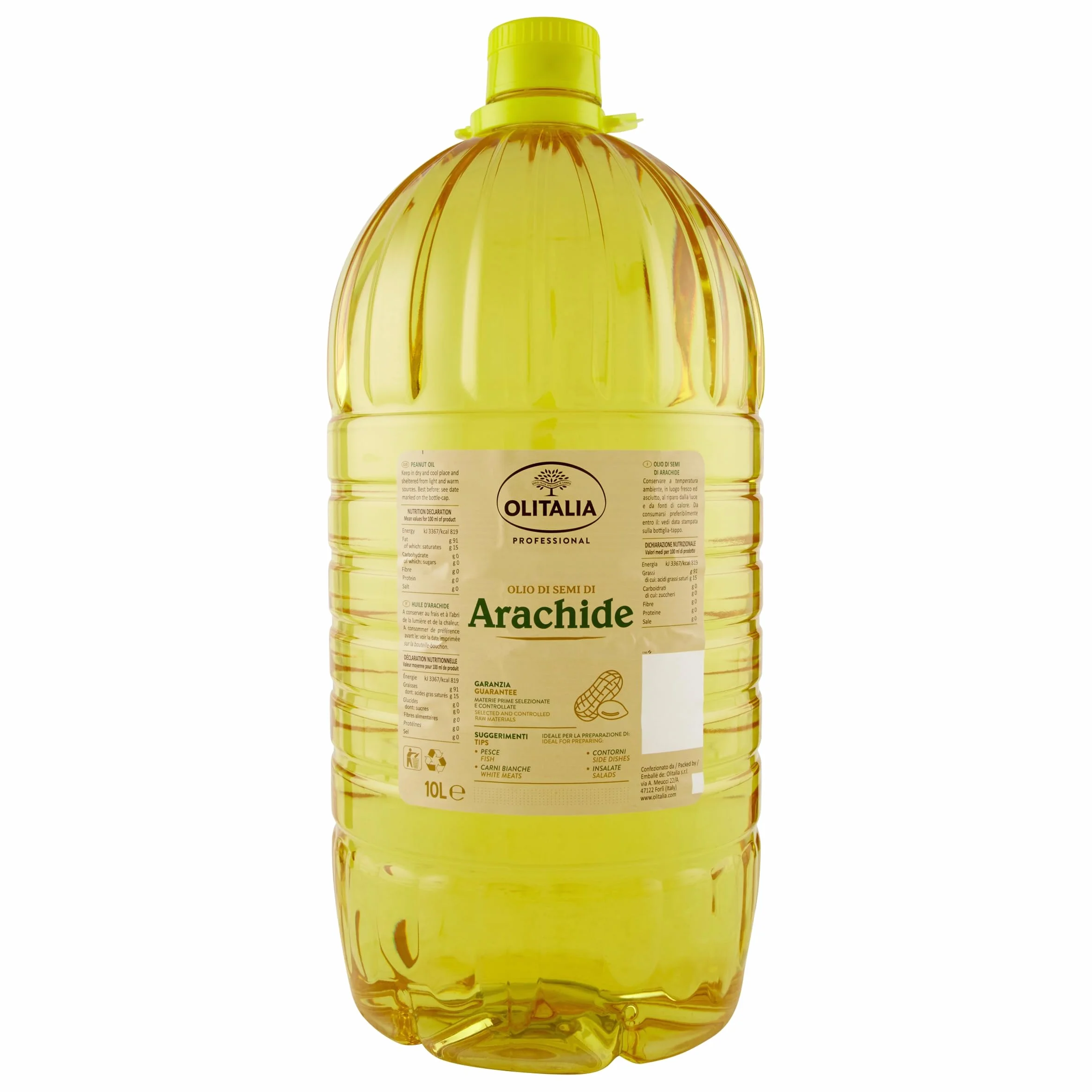 Olitalia Professional Olio di Semi di Arachide 10L