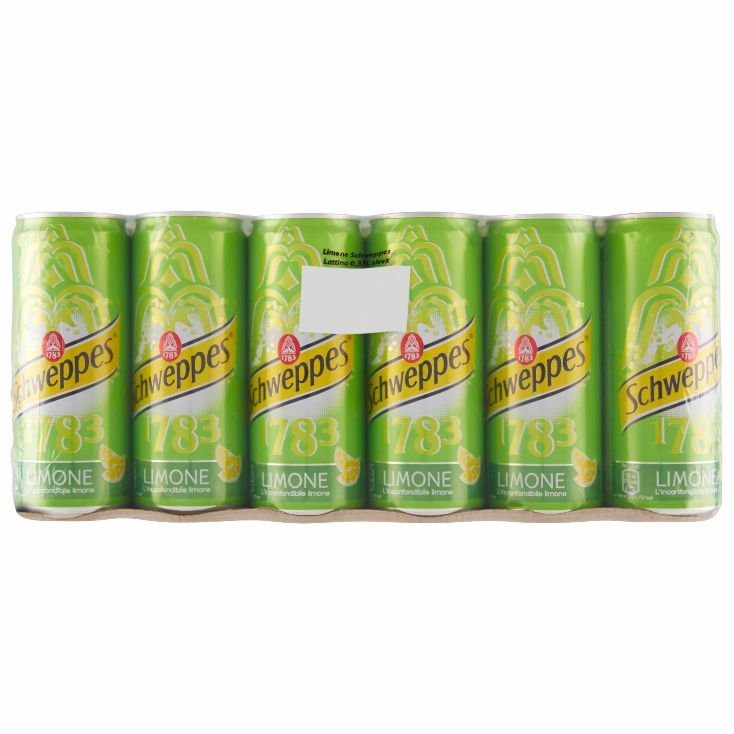 Schweppes Bibita Analcolica Gassata, Limone - Confezione da 24 x 330 ml
