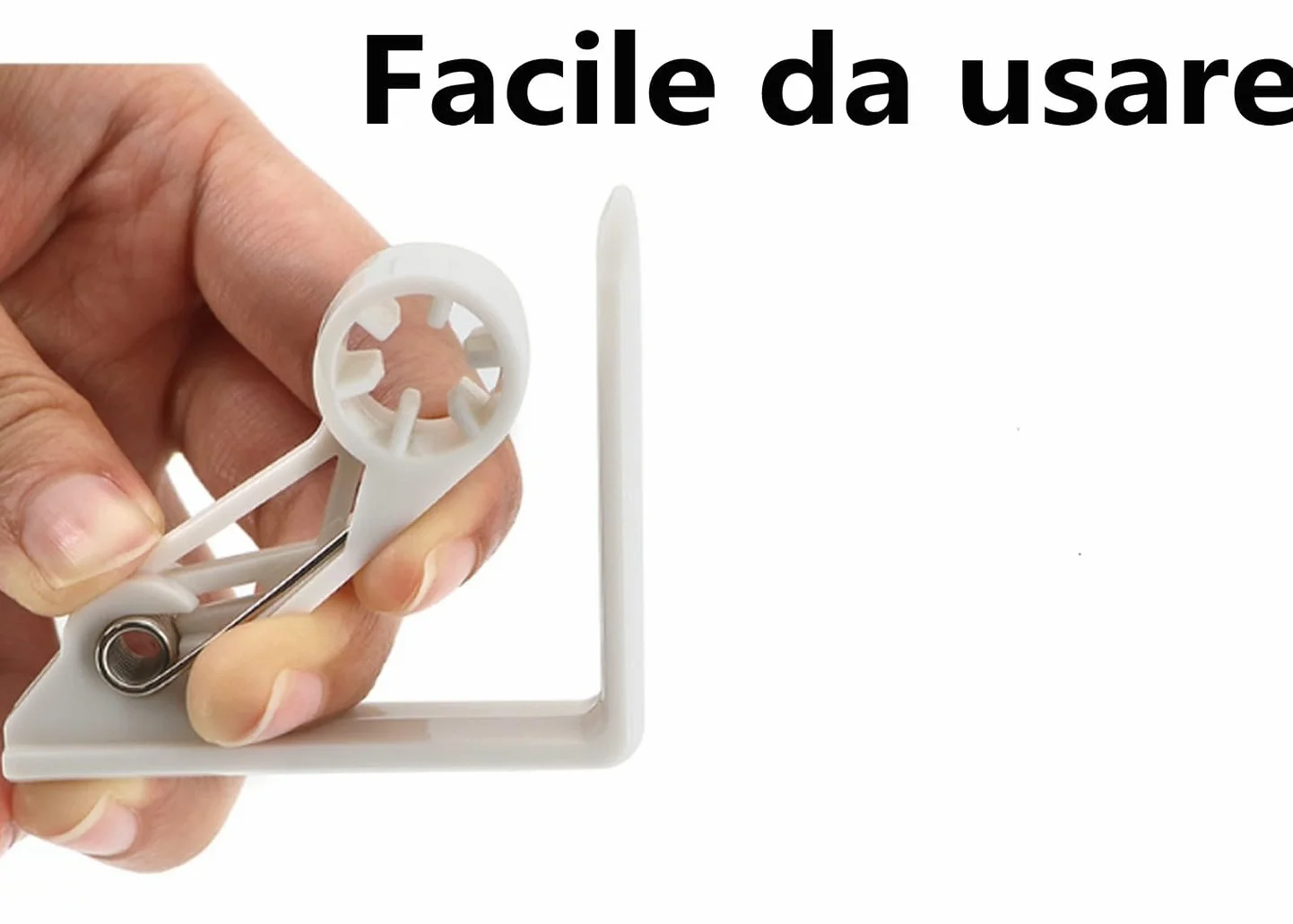 Fermatovaglia in plastica, Tovaglia Clip Trasparenti, Resistente e Robusta, per Tavoli Esterni Feste in Giardino Terrazzo Barbecue Picnic (16, Bianco)