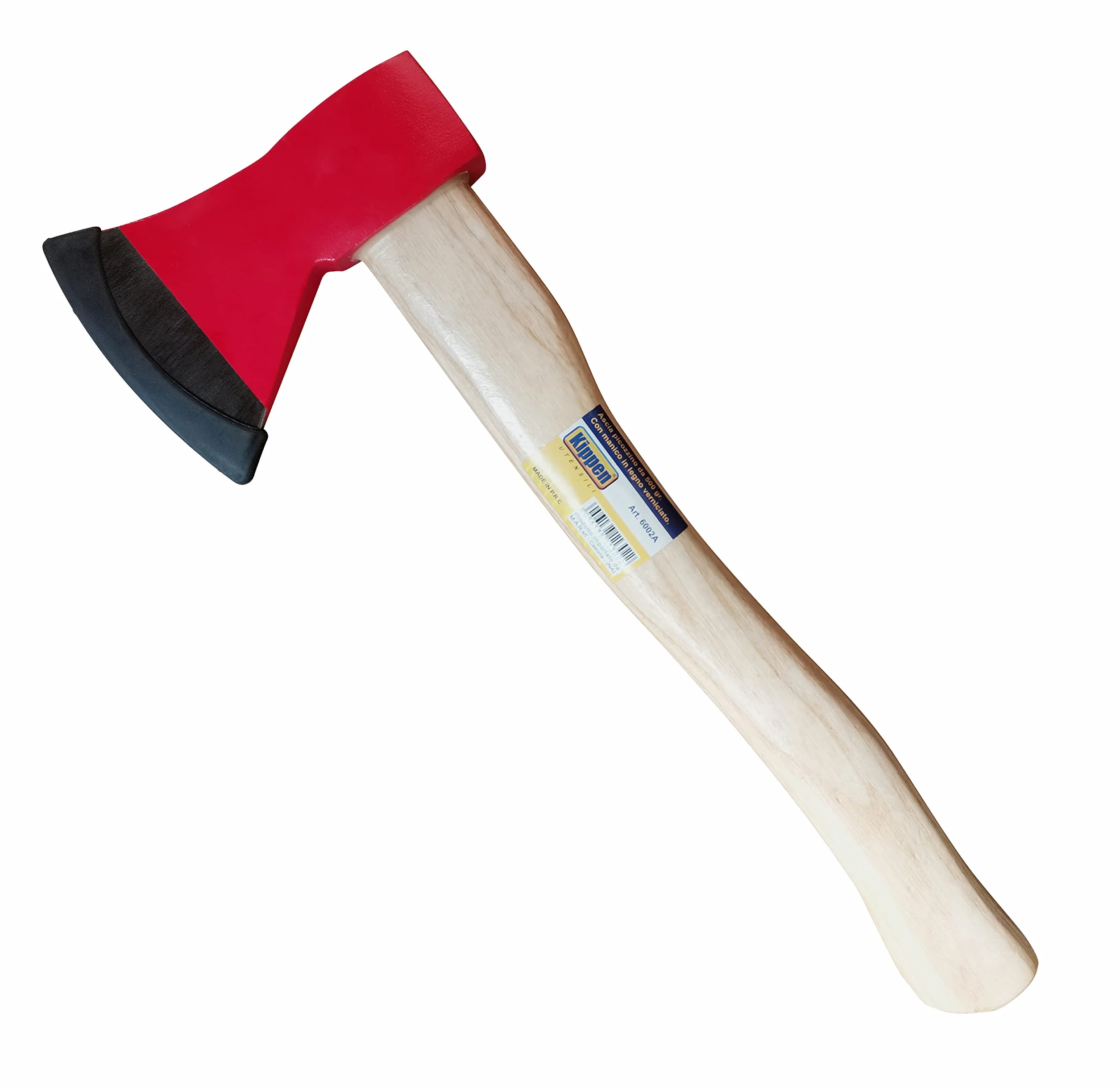 Kippen 6002A Ascia Picozzino con Manico in Legno Verniciato 500 gr