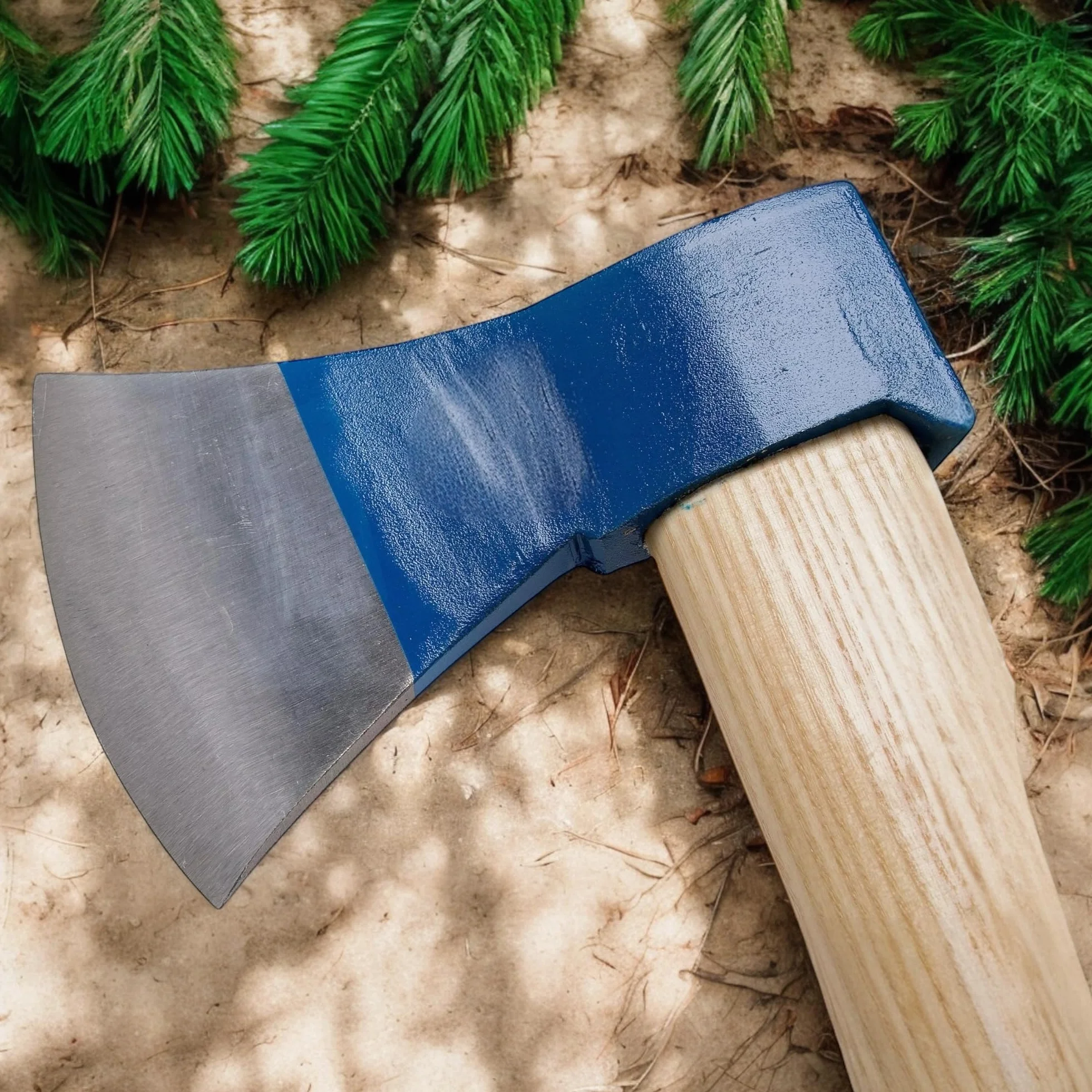 Ascia Spaccalegna 600 g Testa In Acciaio Manico In Legno 38,5 cm Accetta Da Taglio Per Legna Giardino Campeggio