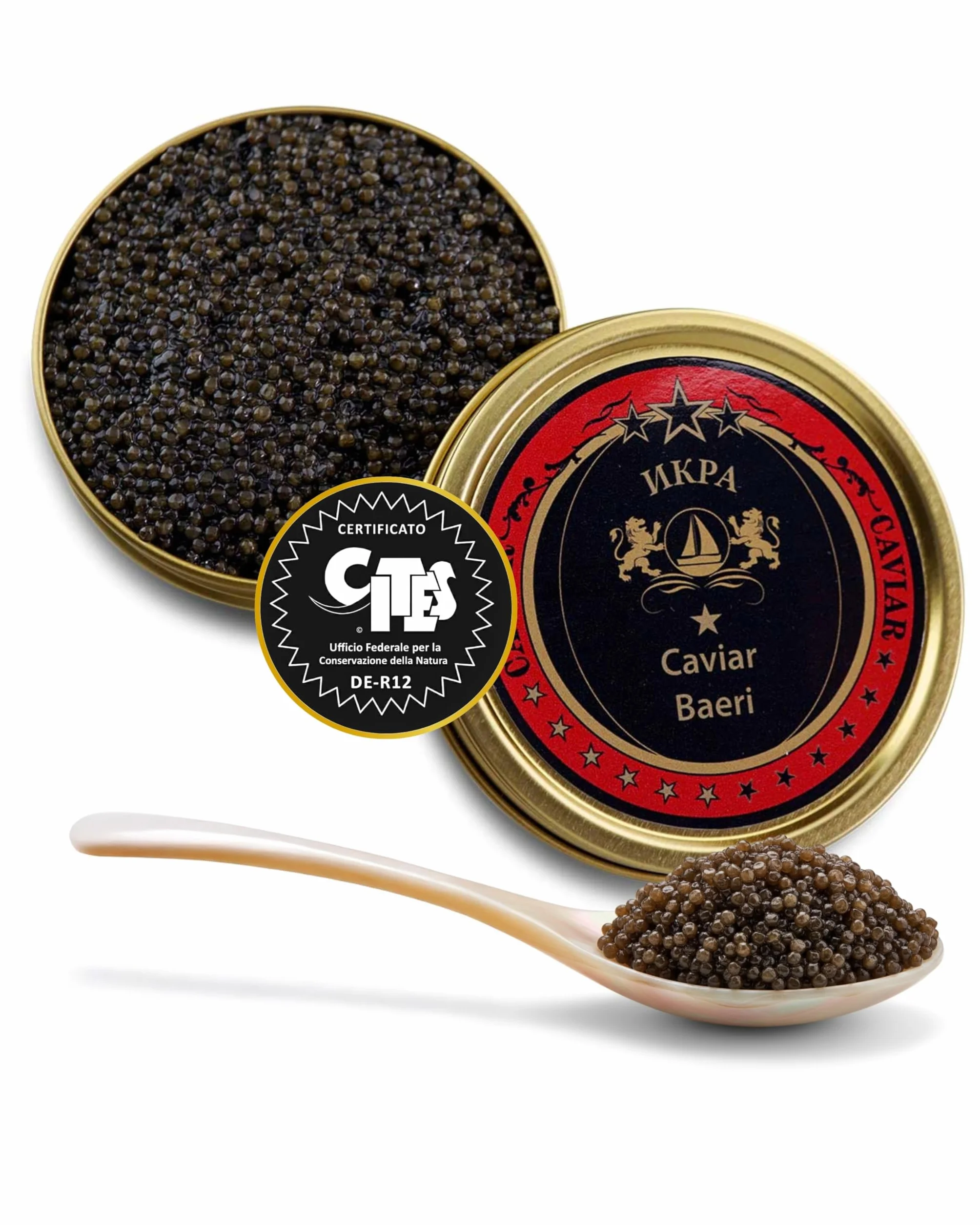 Caviale di storione siberiano classico 125g