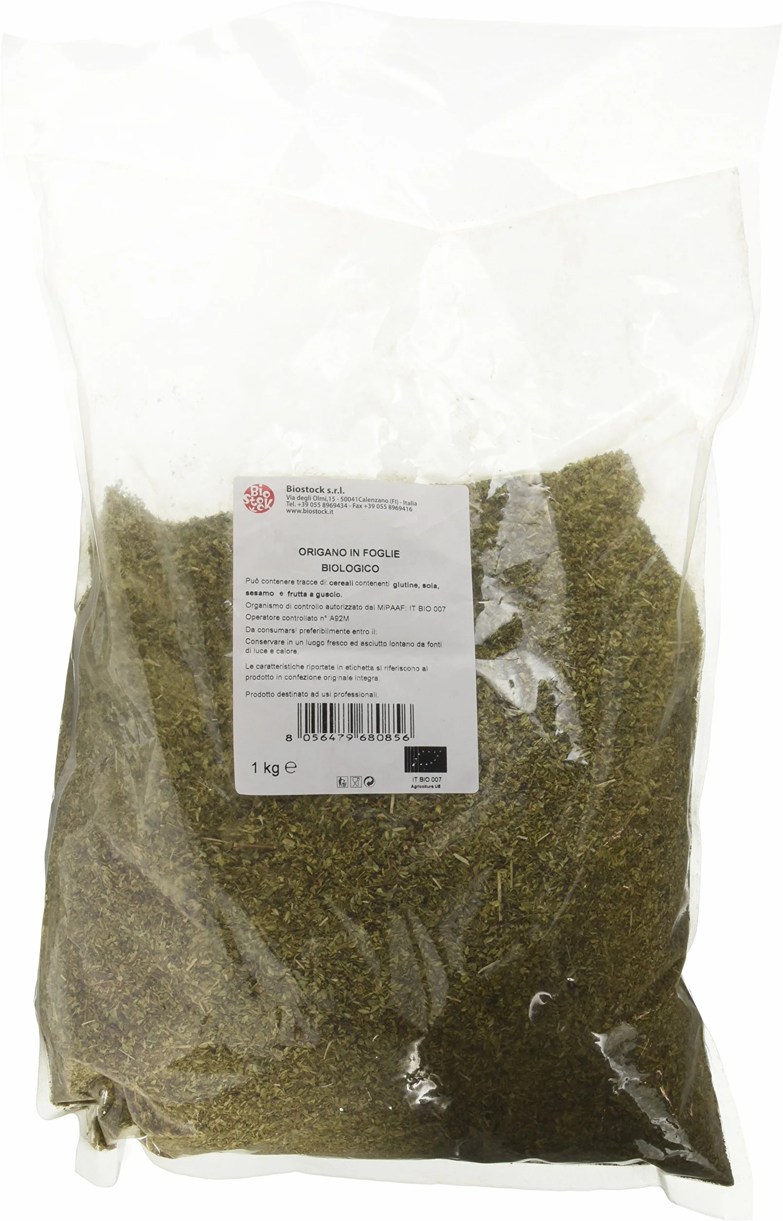 Probios Origano in Foglie Bio - Confezione da 1kg