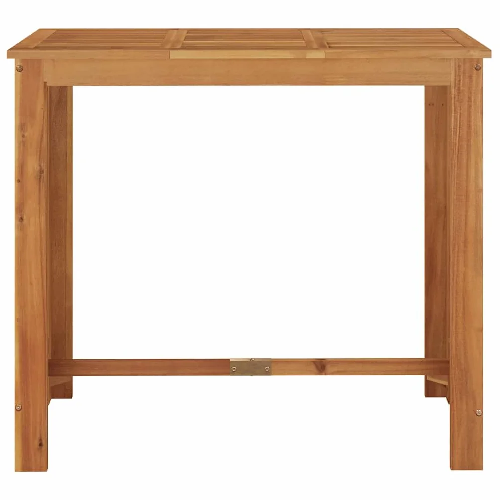 vidaXL Tavolo da Bar da Giardino 120x60x105cm Legno Massello di Acacia