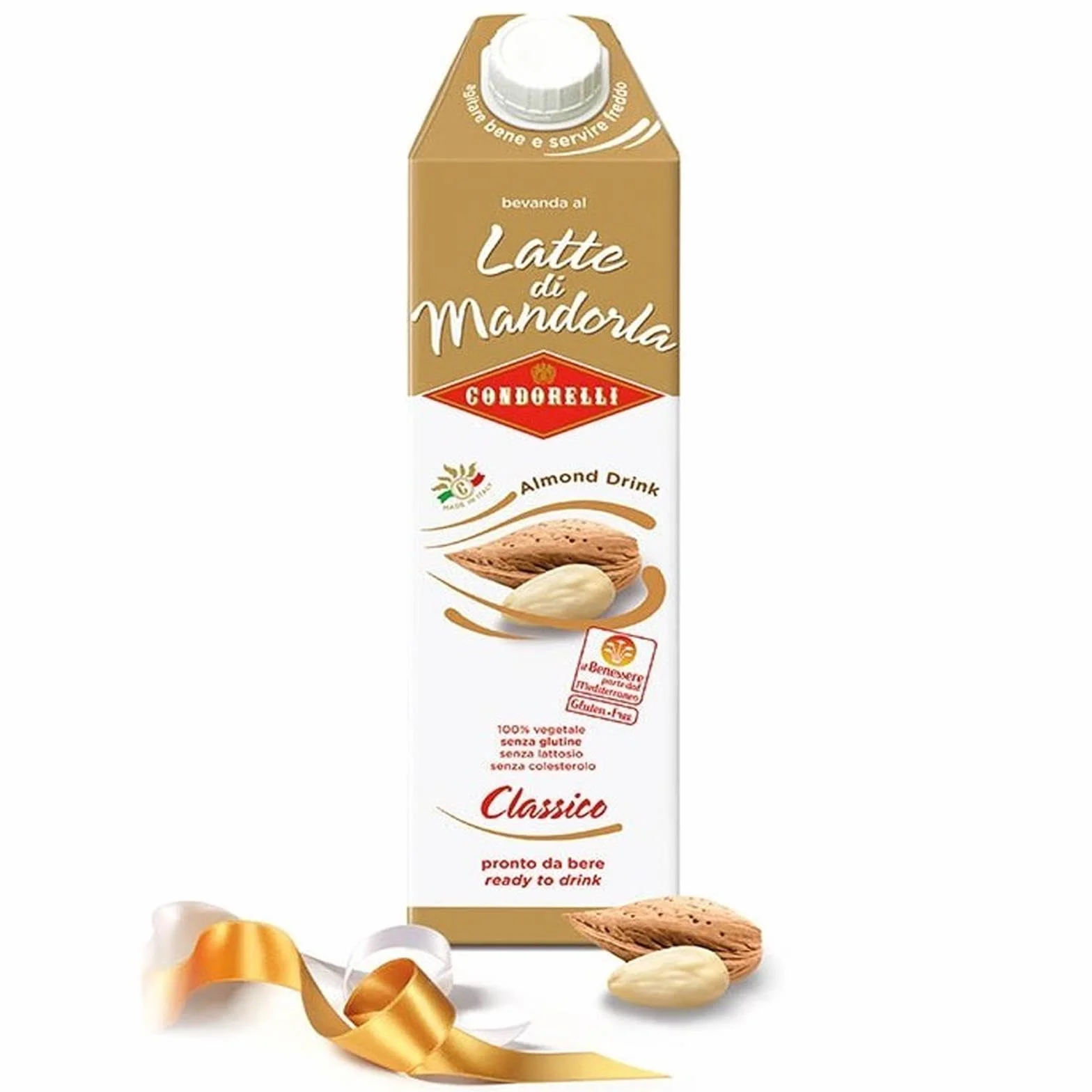 Latte di Mandorla Classico Condorelli 6 Brik da 1 Litro Vegetale