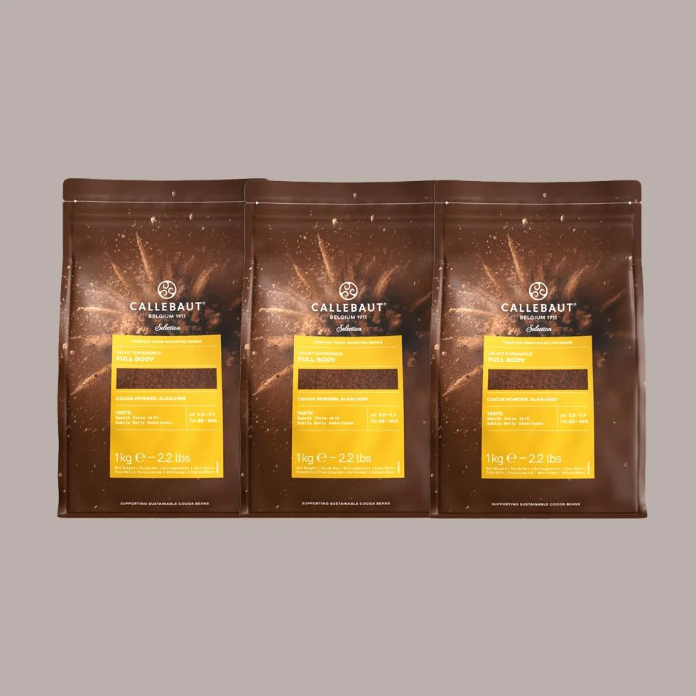 Cacao Callebaut van houten 3 pacchi da kg1 cad