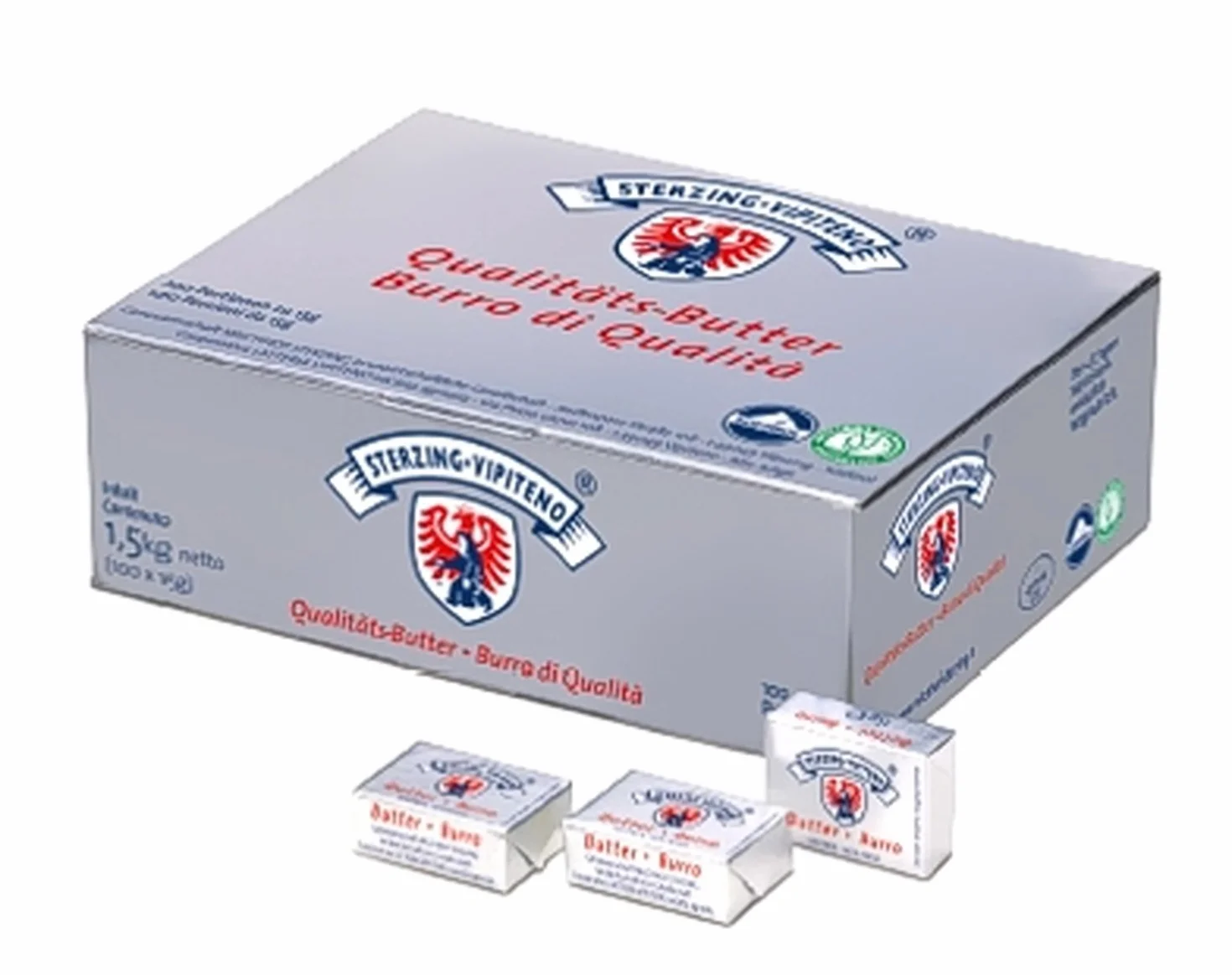 Burro a porzioni di Vipiteno 150 x 10 gr. - Centro latte Vipiteno