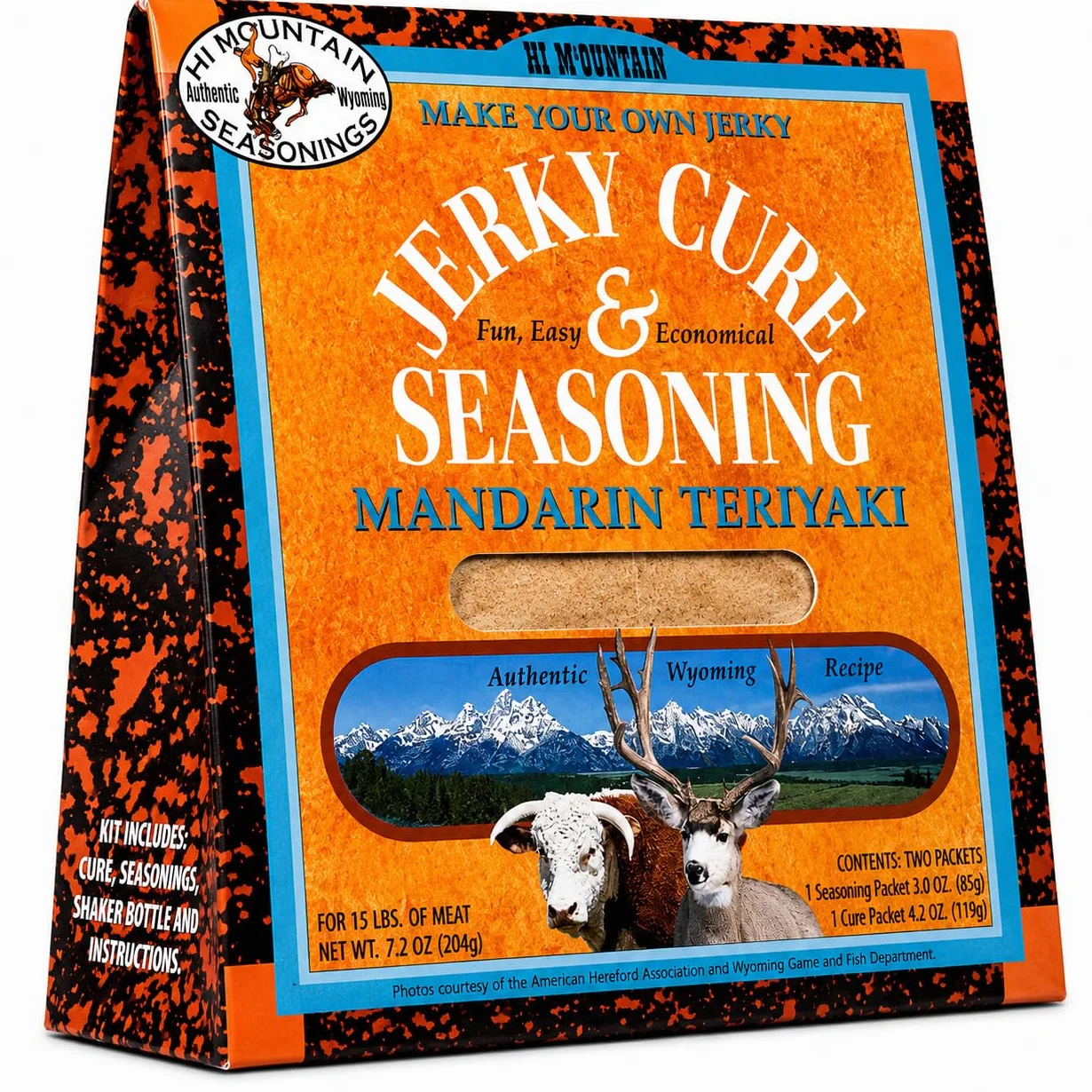 Hi Mountain Mandarin Teriyaki Jerky Seasoning and Cure