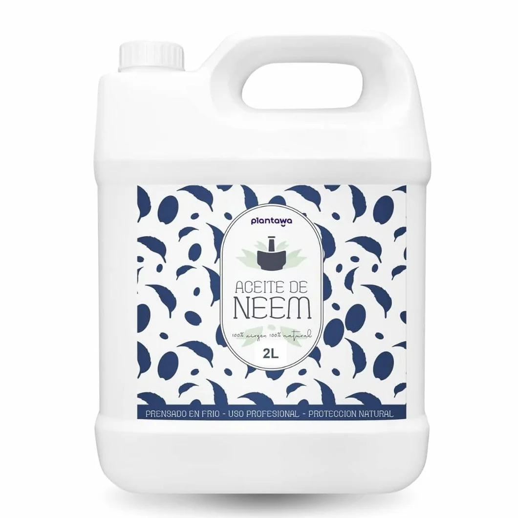 PLANTAWA Olio di Neem 2L | Massima Concentrazione | Spremuto a Freddo, Naturale e Non Raffinato | Alta Qualità ed Efficienza | Materia Prima Multiuso per Interni ed Esterni | Facile Applicazione