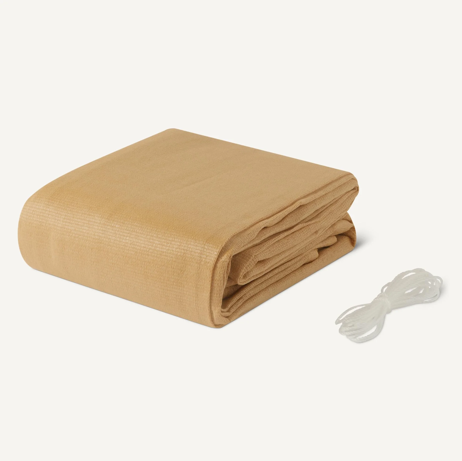 Amazon Basics Vela Parasole da Giardino, Protezione UV, 3 m x 4 m, Sabbia, 1 Pezzo