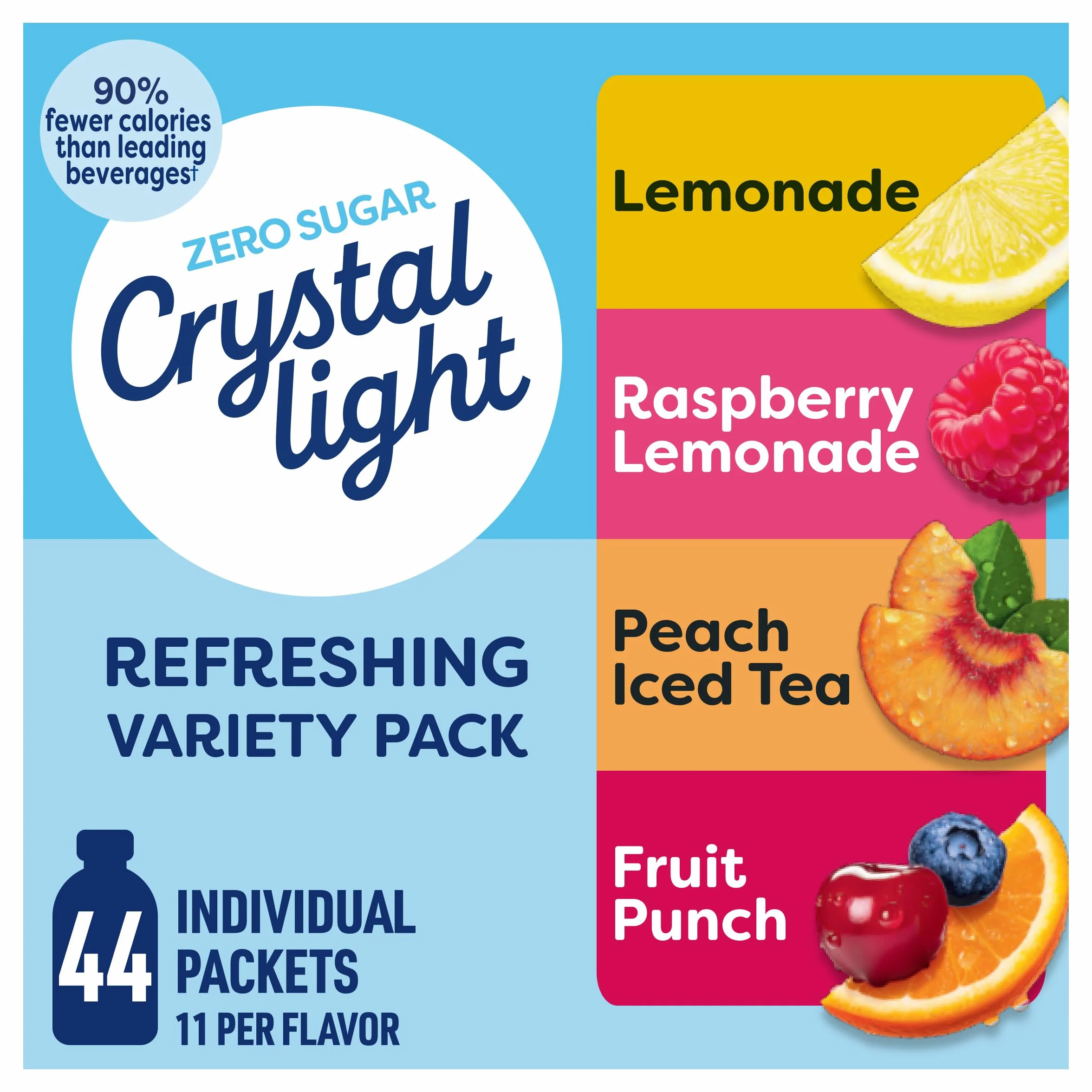 MELARQT Lemonade Powdered Drink Mix, Caffeine Free, 8.6 oz Pouch (Pack of 3) ASDFG-88