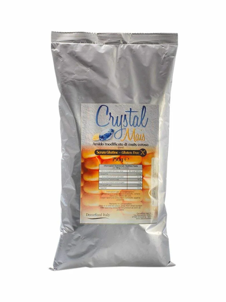 Decorfood Italy Amido di Mais Modificato E1442, Crystal Mais, 750 g