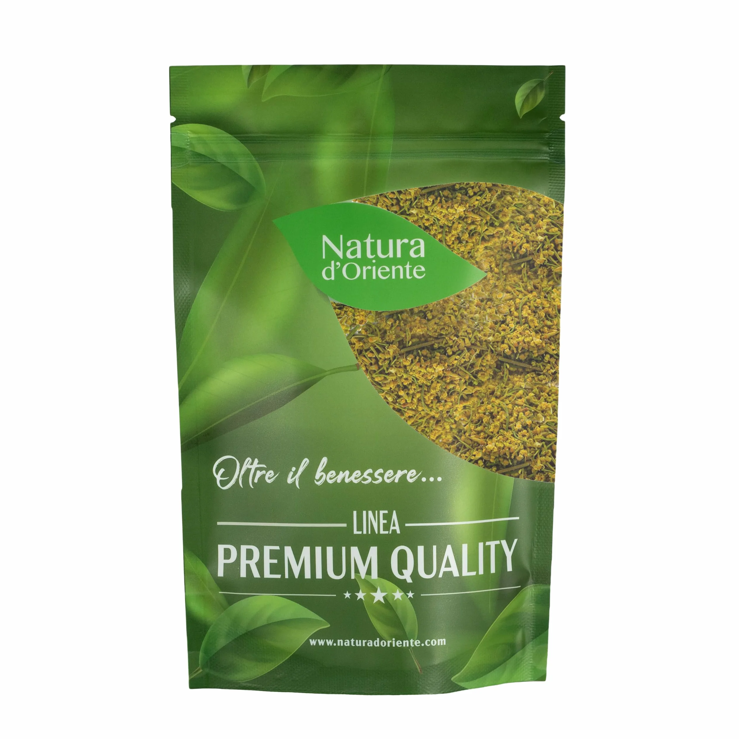 NATURA D'ORIENTE Finocchiella Selvatica Fiore 250g – Fiore di Finocchietto Selvatico Essiccato – 100% Naturale – Ideale per Salsicce, Marinature, Liquori e Uso Erboristico PRODOTTO ITALIANO