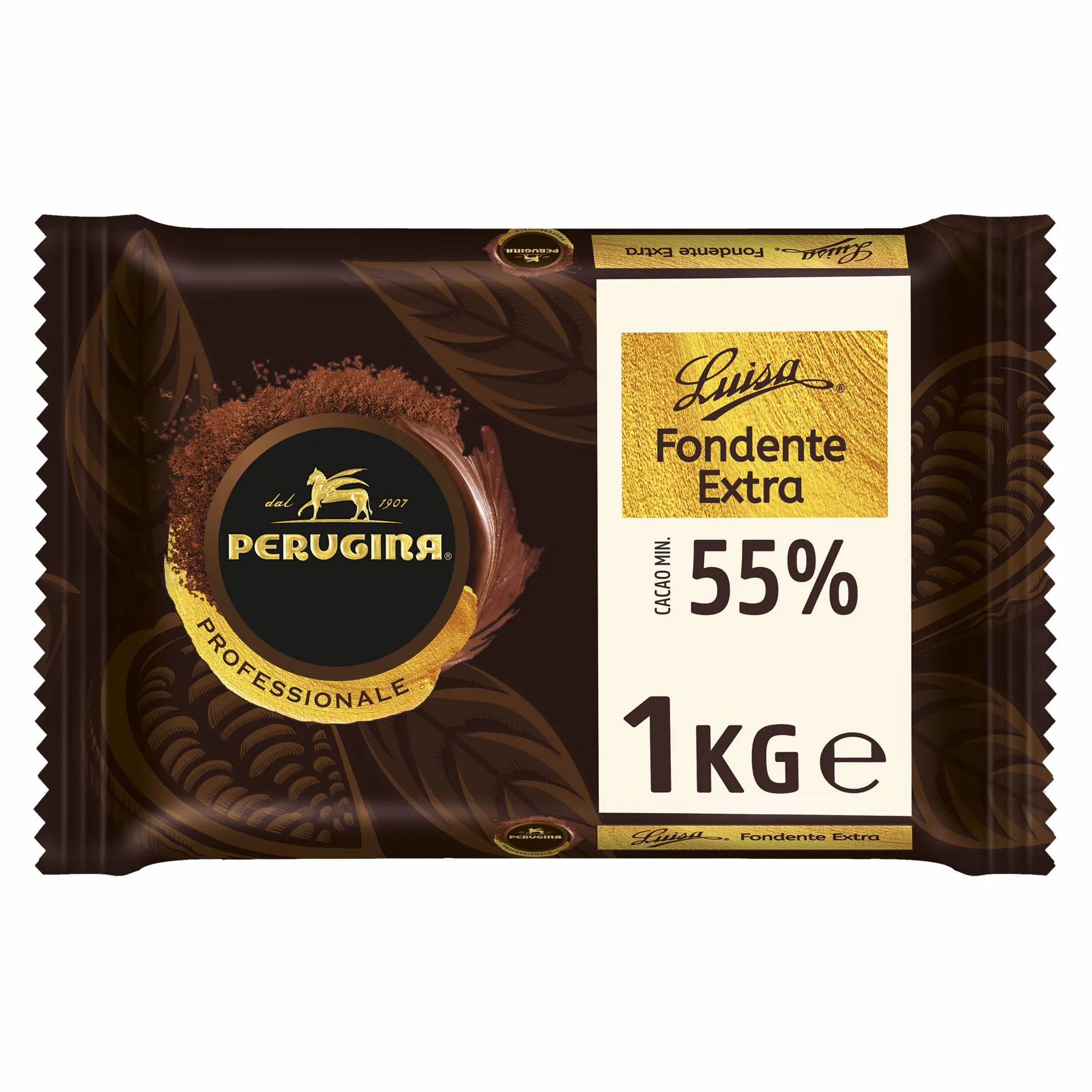 PERUGINA PROFESSIONALE Cioccolato Fondente Extra Luisa, Blocco 1kg