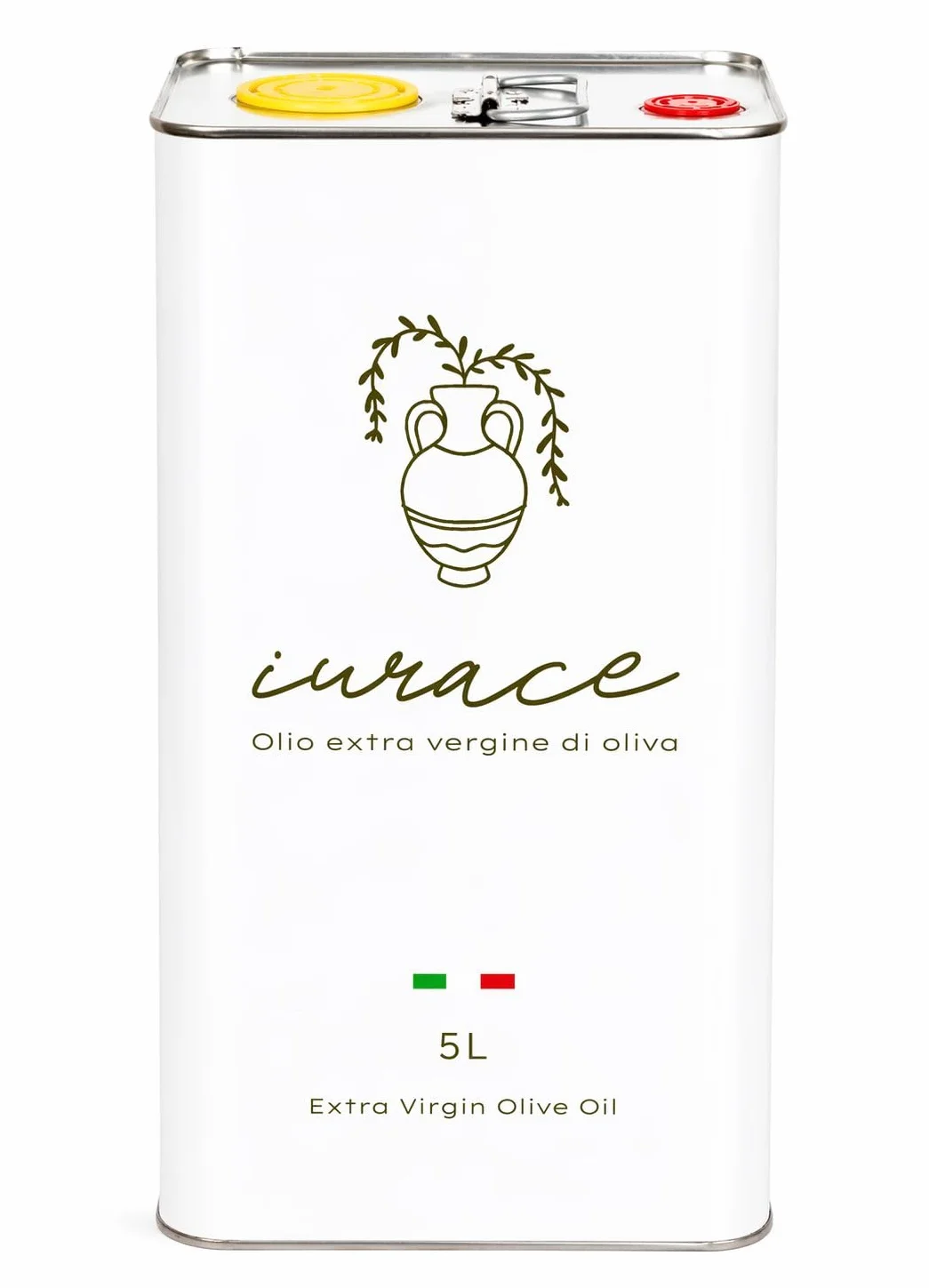 Olio Extravergine di Oliva 100% Italiano – Calabria Ionica – Blend Pregiato di Carolea, Pendolino e Cultivar Locali – Estratto a Freddo – IURACE