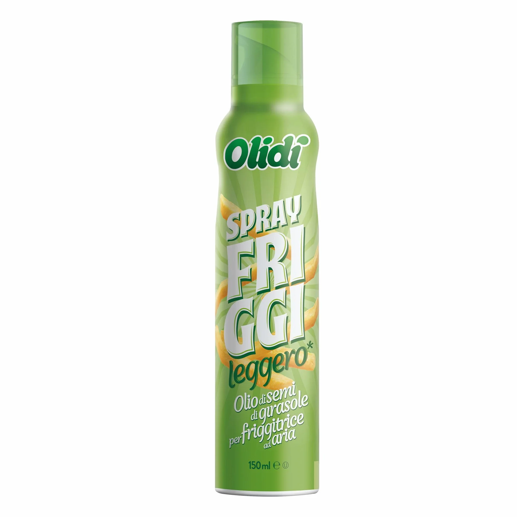 Olidì, Olio Spray per Friggitrice ad Aria, 150 ml, Spray da Cucina, Olio di Girasole Alto Oleico, Zero Sprechi e Dosi Precise, Nebulizzatore Olio