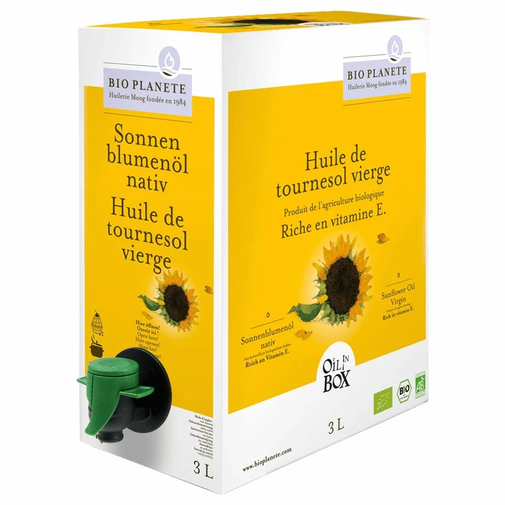 Bio Planète - Olio nativo ai girasoli, 3 l