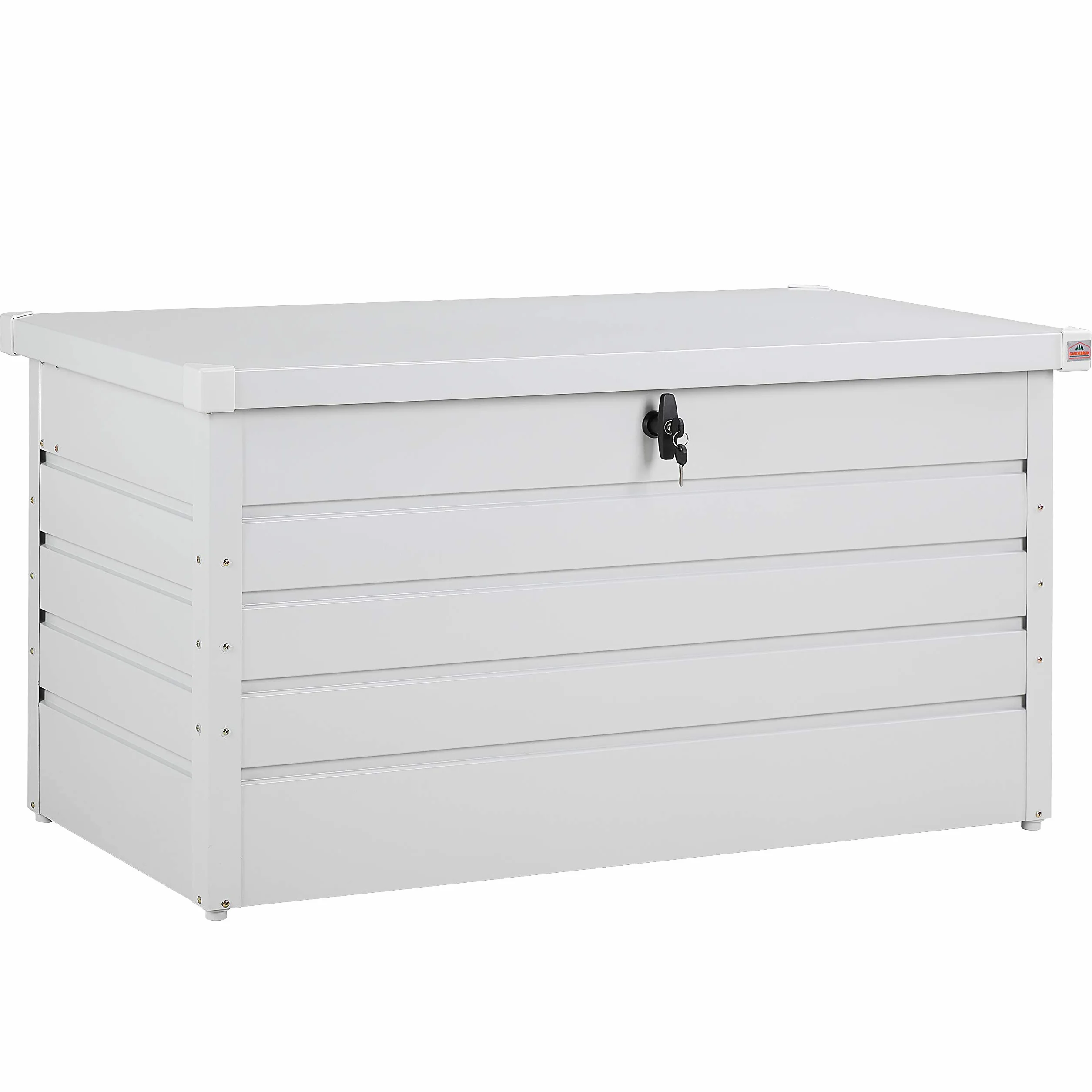 Gardebruk® Baule da Esterno con Coperchio 2 Chiavi 385L Cassapanca Contenitore Box Porta Attrezzi Bauli Giardino Contenitori Cuscini Box Utensili