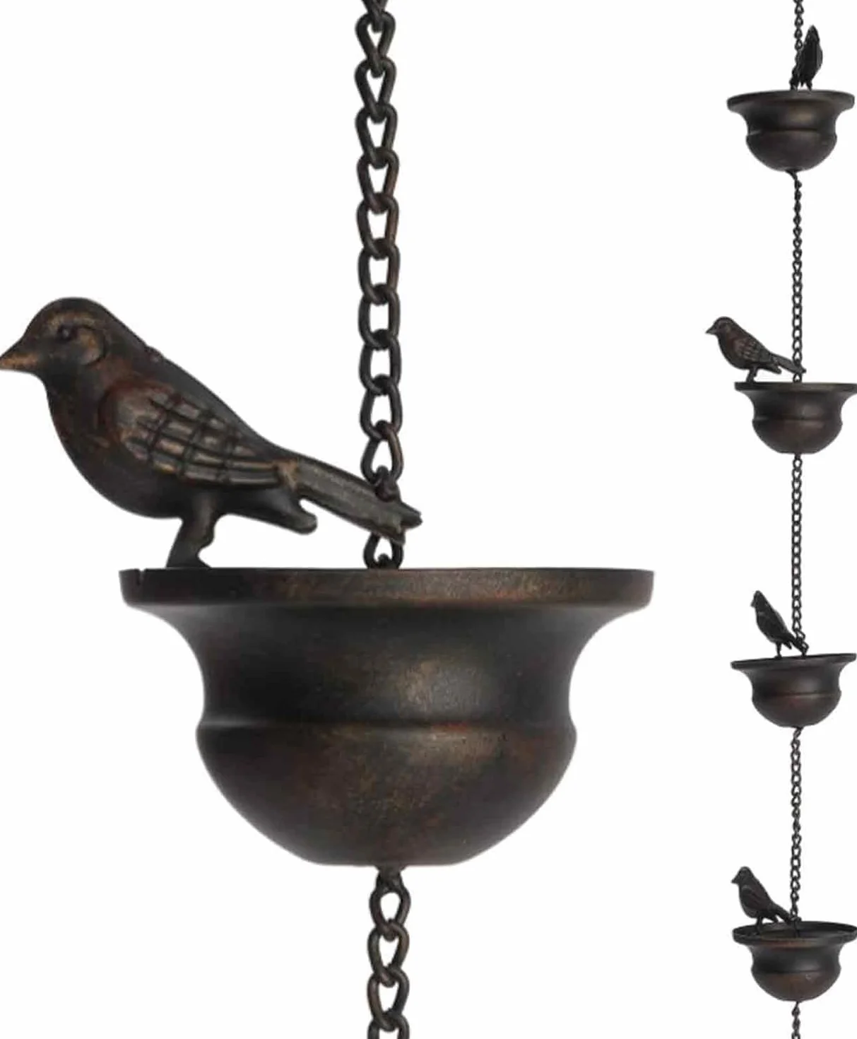 Catena per Acqua piovana, Catena per grondaie, Catena per drenare l'acqua per la Pioggia